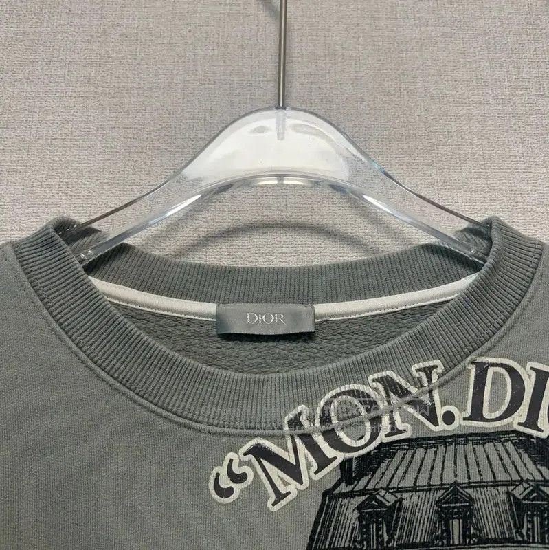 Dior Dior Men's Light Gray Cotton Sweatshirt . Size US M / EU 48-50 / 2 - 3 Thumbnail