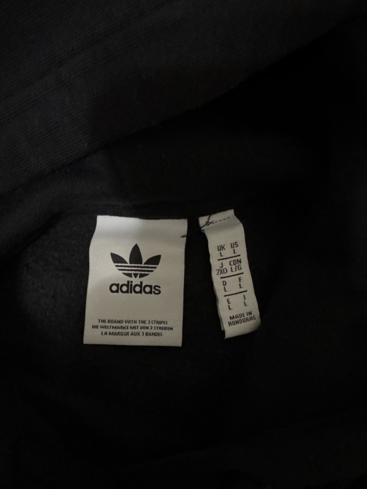 Adidas Adidas Black Hoodie Size US L / EU 52-54 / 3 - 4 Thumbnail