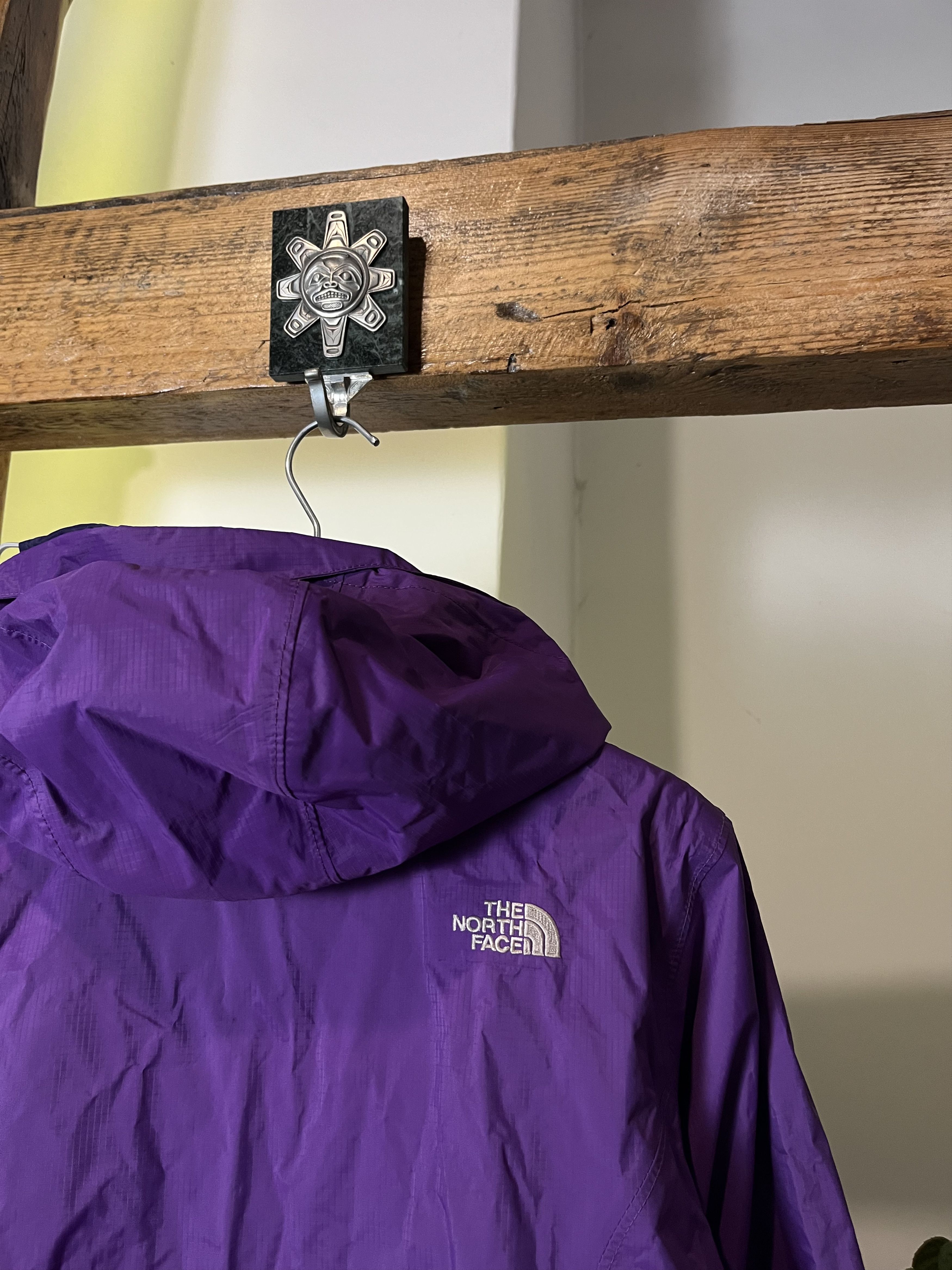 The North Face × Vintage The North Face Hyvent Purple Jacket Size US L / EU 52-54 / 3 - 6 Thumbnail