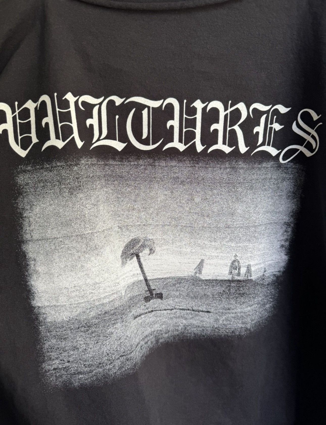 Yeezy Vultures Album Cover Long Sleeve Tee Black Size 1