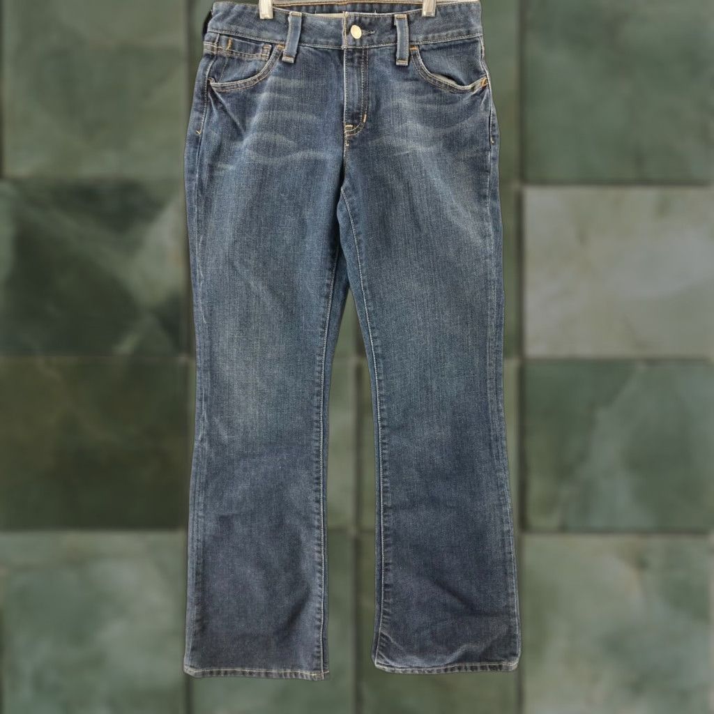 Gap GAP Jeans Womens 14 Regular Original Flare Blue Denim High Rise Jeans Size 36" / US 14 / IT 50 - 1 Thumbnail