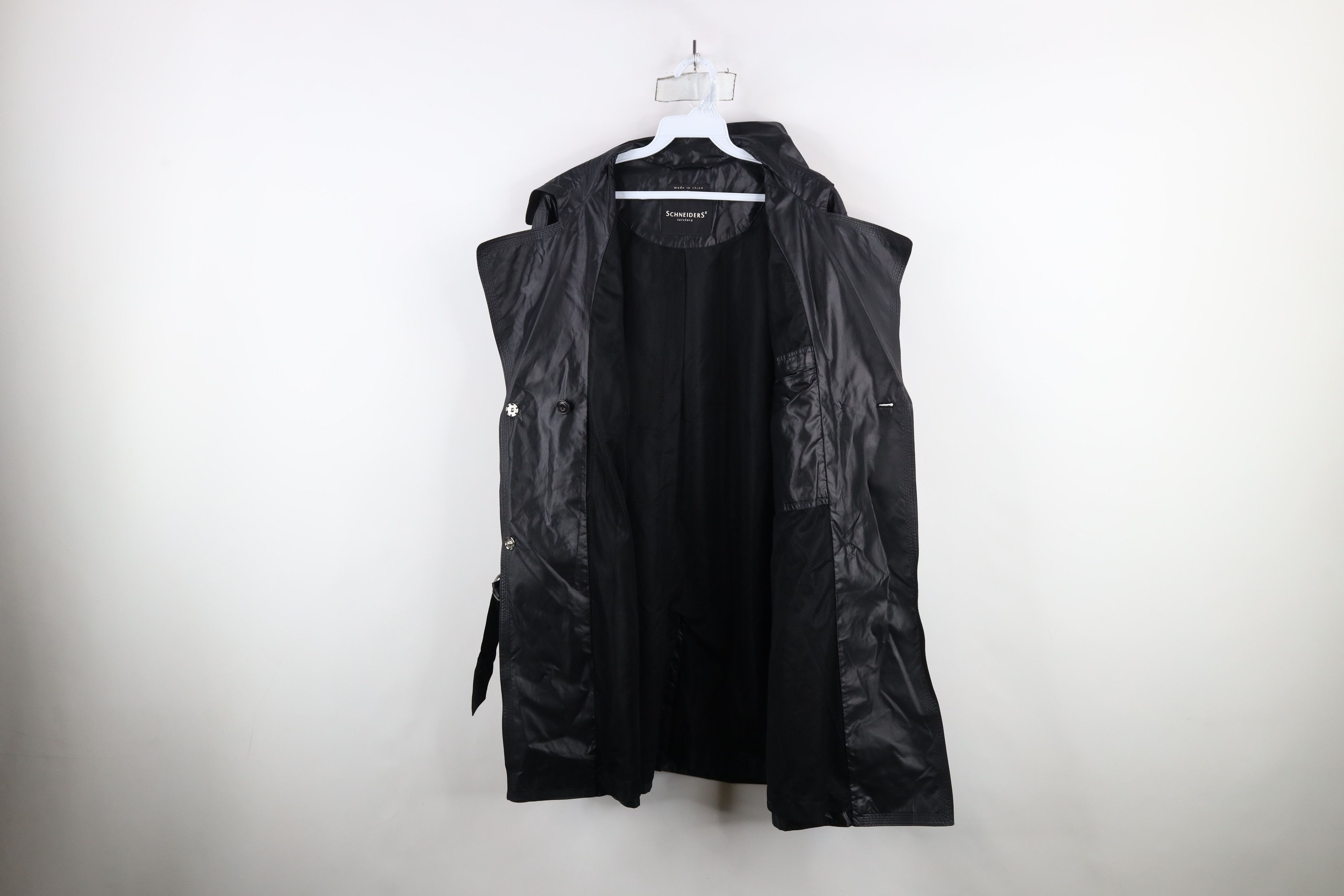 Vintage Schneiders Salzburg Trench Coat Rain Jacket Windbreaker Size XS / US 0-2 / IT 36-38 - 10 Thumbnail