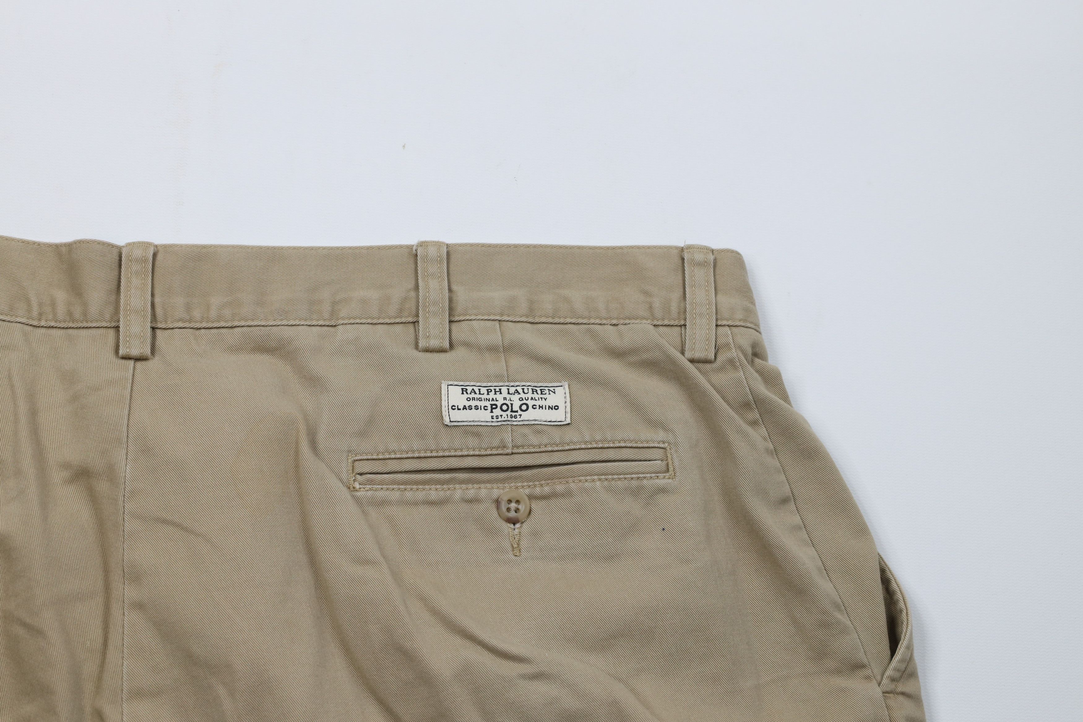 Ralph Lauren Vintage 90s Ralph Lauren Above Knee Chino Shorts Cotton Size US 40 / EU 56 - 10 Thumbnail