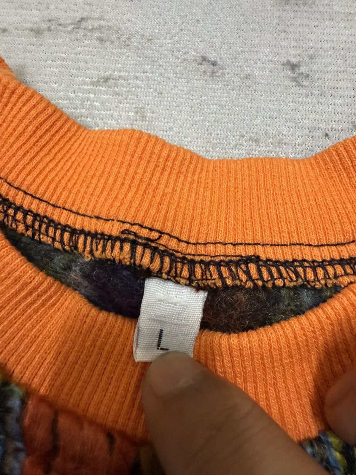 Japanese Brand Unbranded Knit Cropped Sweatshirt Size L / US 10 / IT 46 - 5 Thumbnail