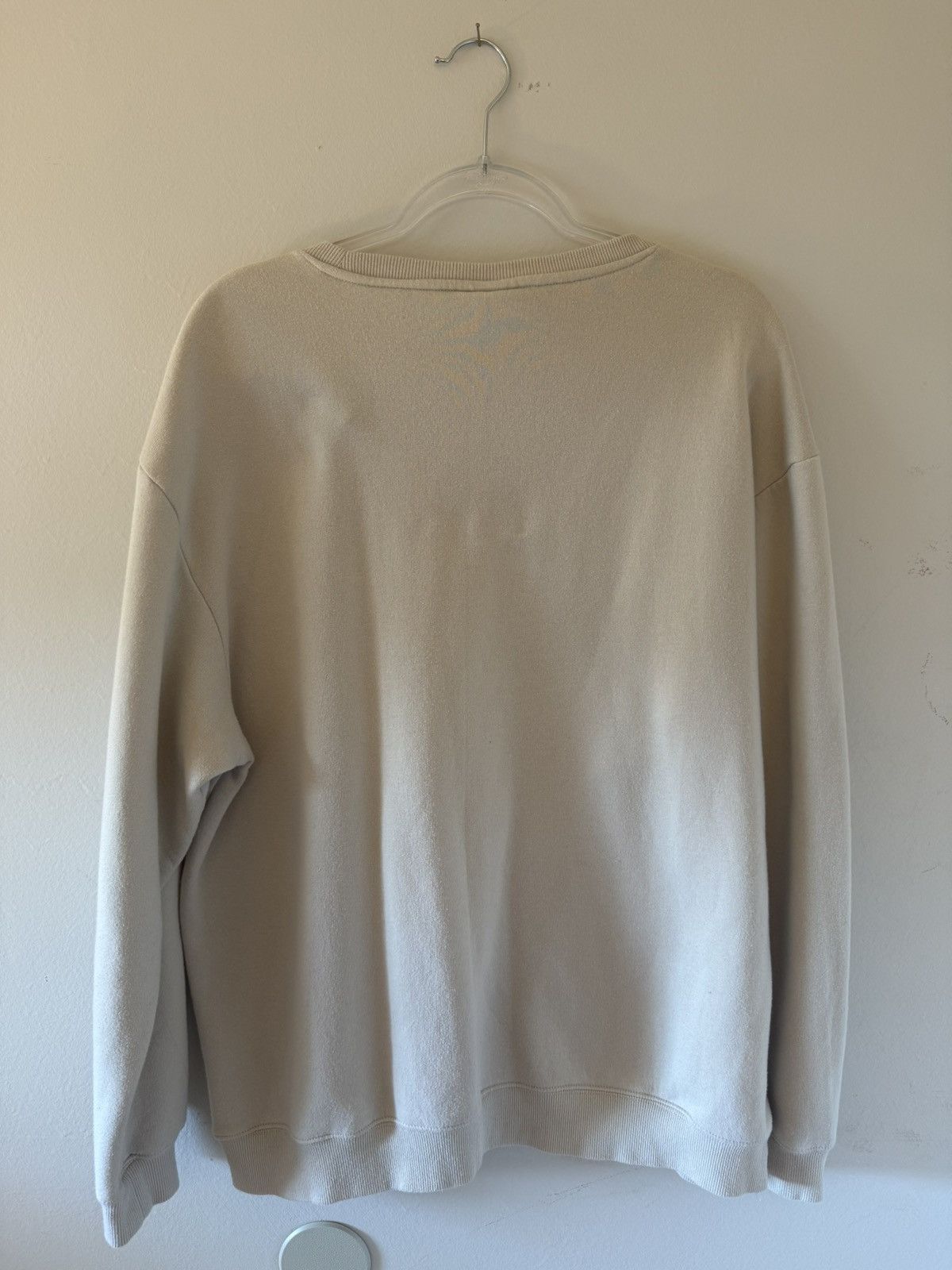 H&M H&M Men's Beige Crewneck Sweater Size US XL / EU 56 / 4 - 2 Thumbnail
