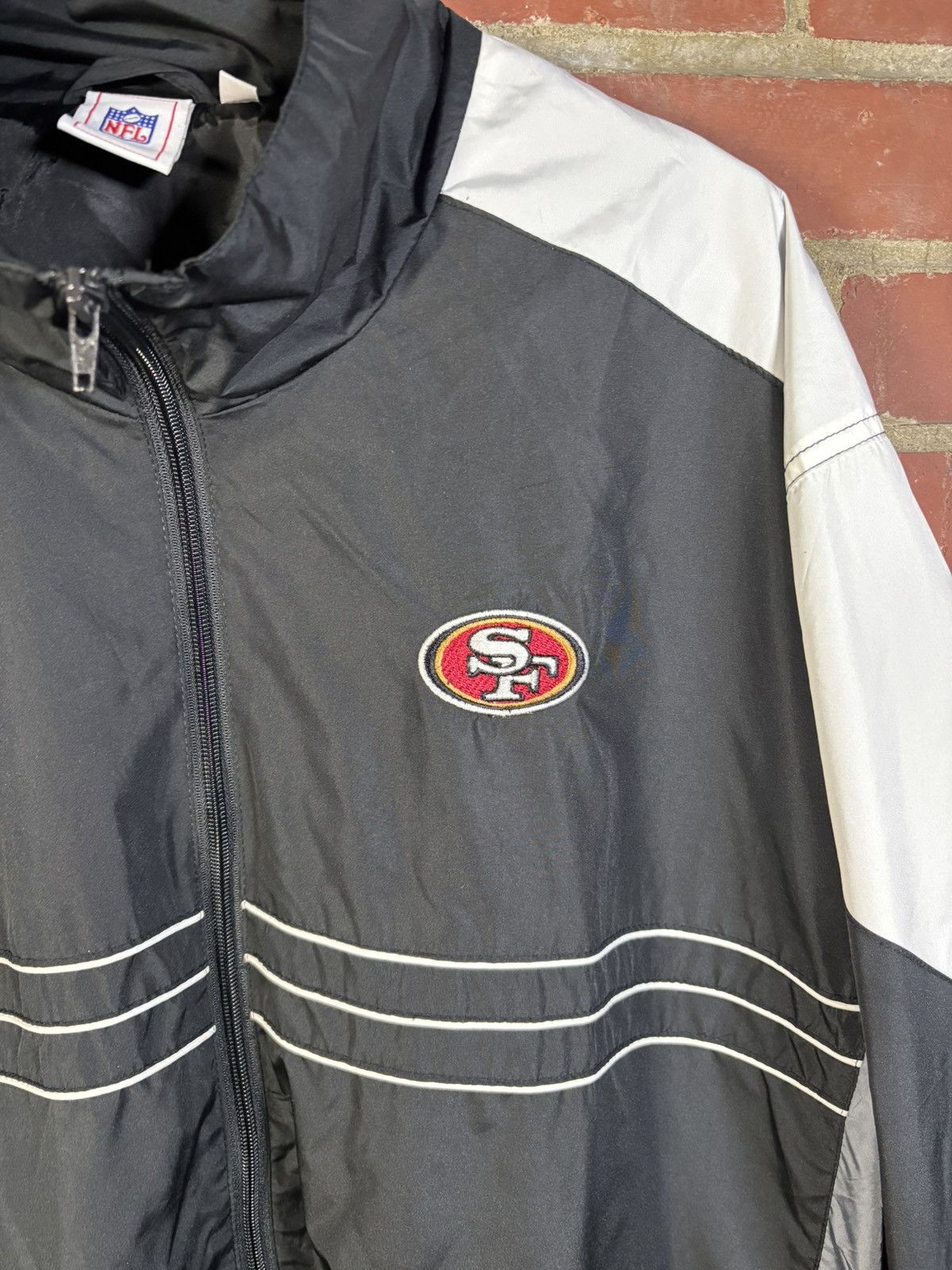 NFL Vintage Y2k San Francisco 49ers Jacket SI Windbreaker XXL Size US XXL / EU 58 / 5 - 2 Thumbnail