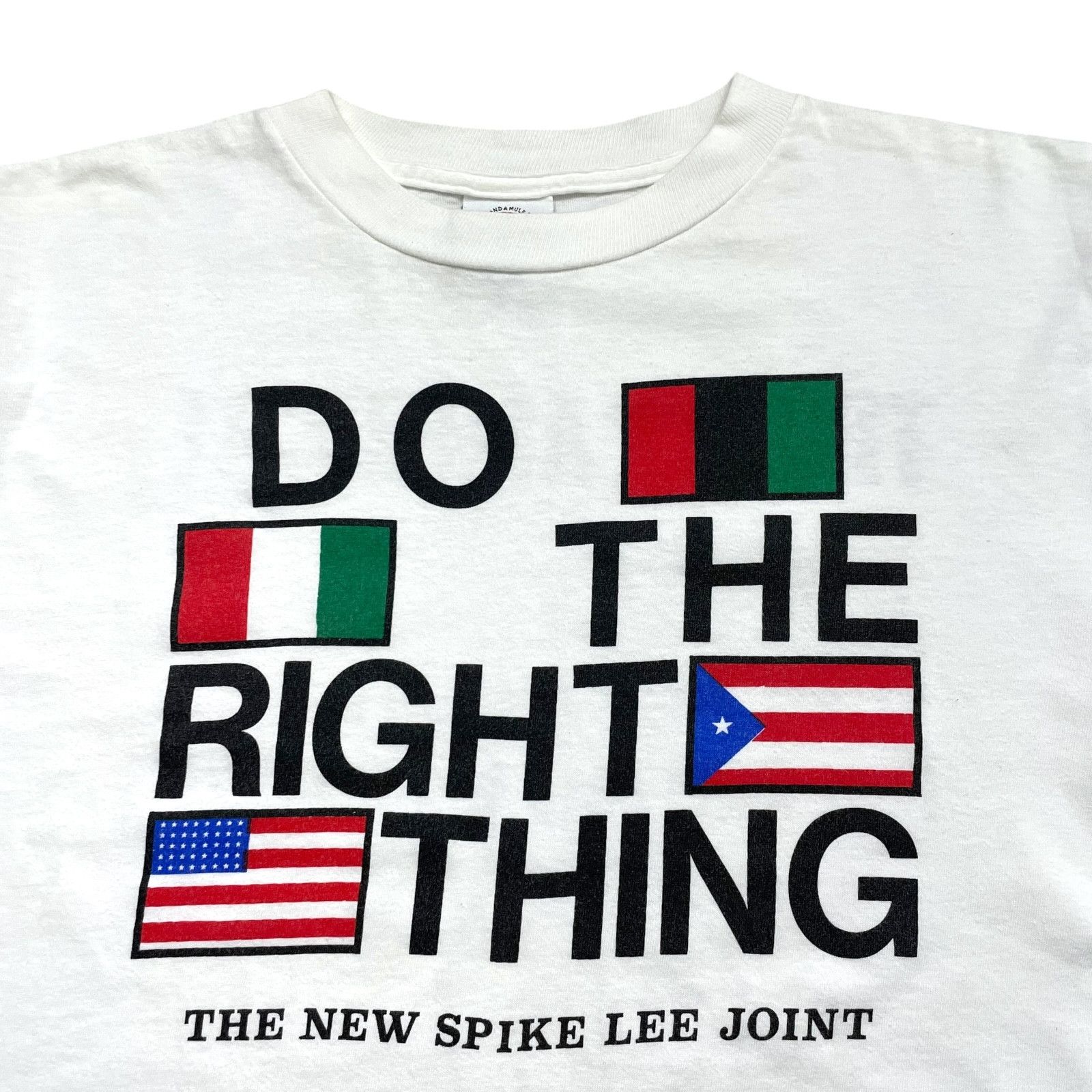 Vintage 40 ACRES & A MULE DO THE RIGHT THING SPIKE LEE MOVIE T-SHIRT Size US L / EU 52-54 / 3 - 4 Thumbnail