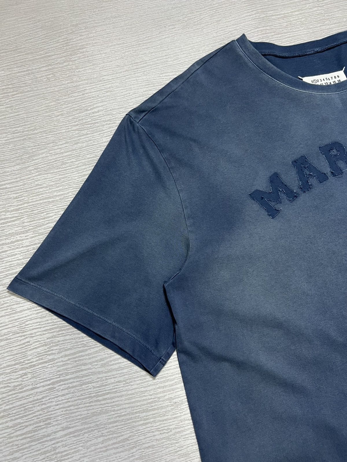 Maison Margiela Maison Margiela - Oversized Overdye Logo T-Shirt Size US S / EU 44-46 / 1 - 4 Thumbnail
