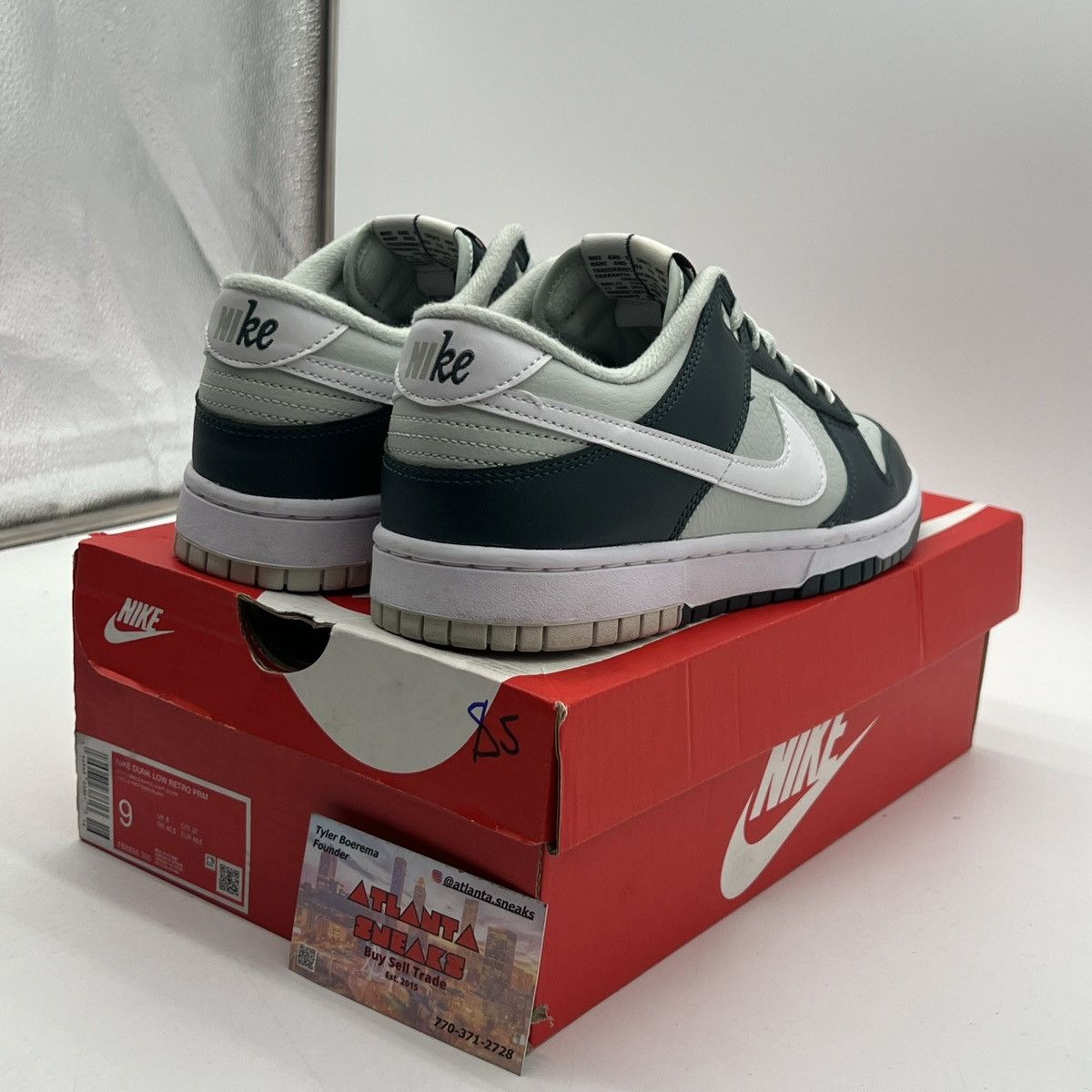 Nike Nike dunk low split deep jungle Size US 9 / EU 42 - 5 Thumbnail