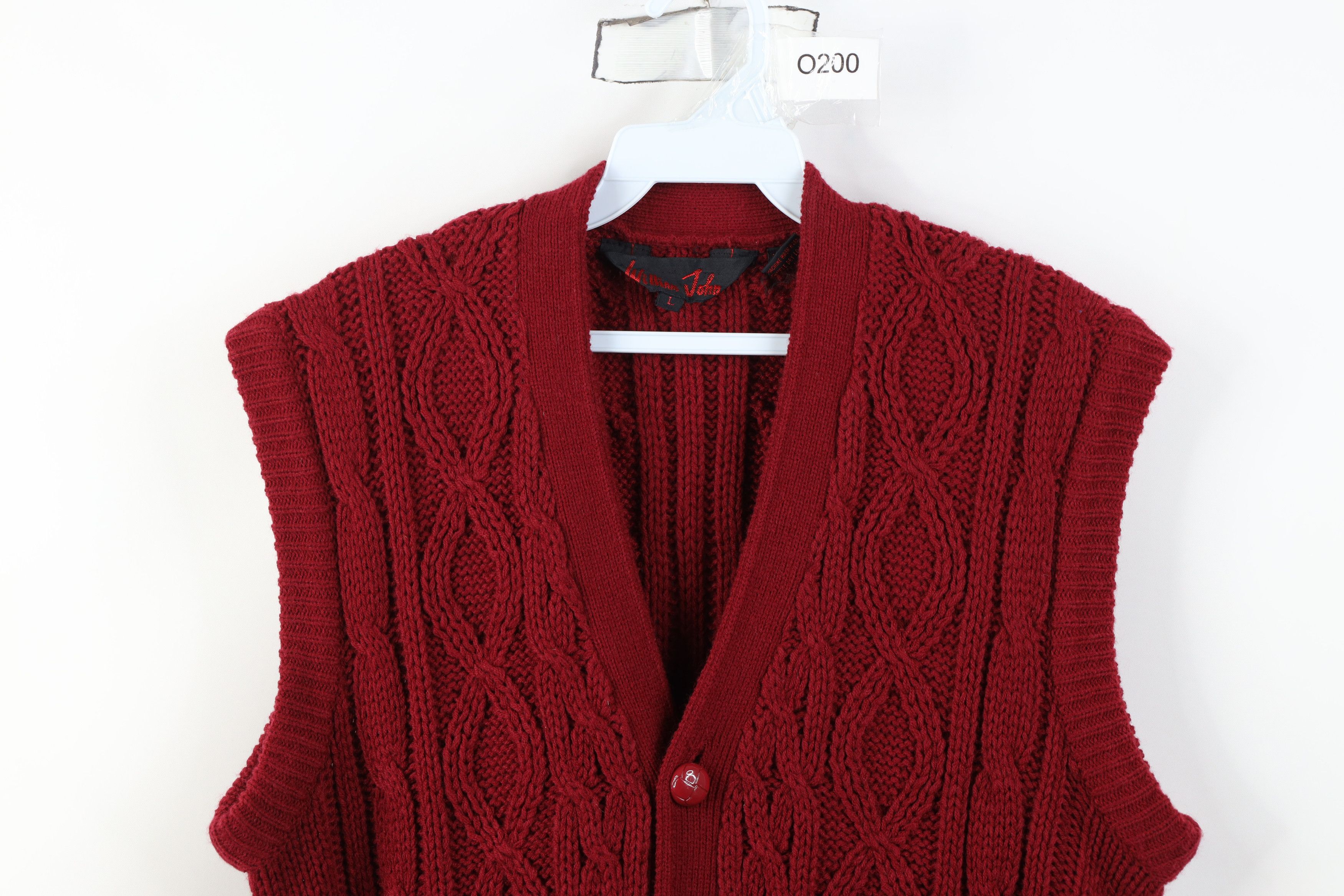 Vintage Vintage 70s Streetwear Knit Fisherman Cardigan Sweater Vest Size US L / EU 52-54 / 3 - 2 Thumbnail