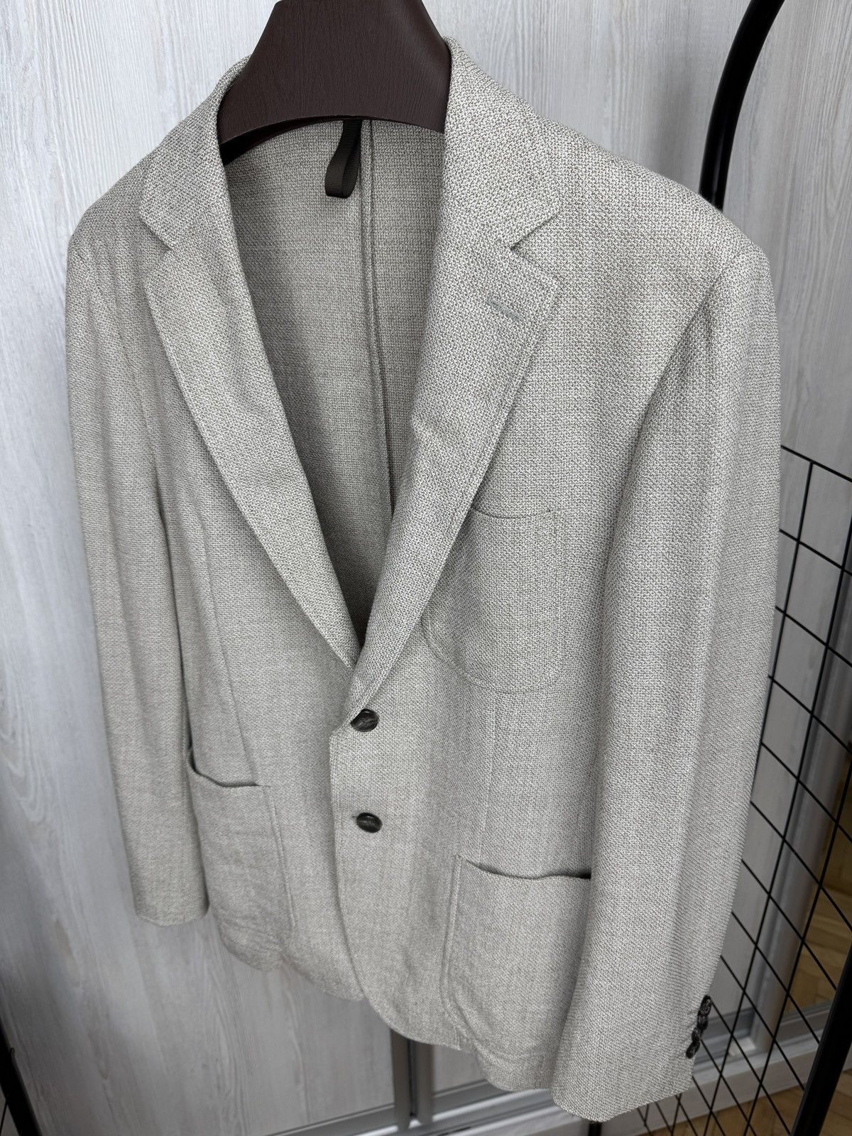 Officina36 Strellson x Officina by Marlane wool blend unlined blazer Size 36R - 7 Thumbnail