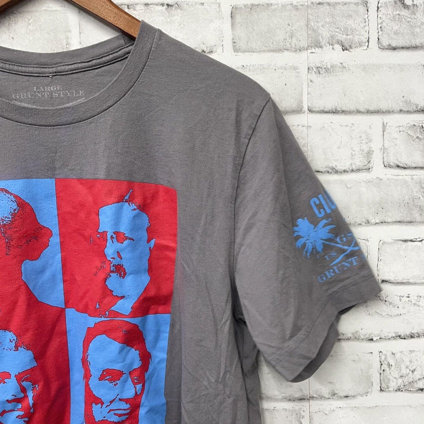 Vintage VINTAGE Grunt Style Presidential Graphic T-Shirt Mens Size L Gray 100% Cotton Size US L / EU 52-54 / 3 - 2 Thumbnail
