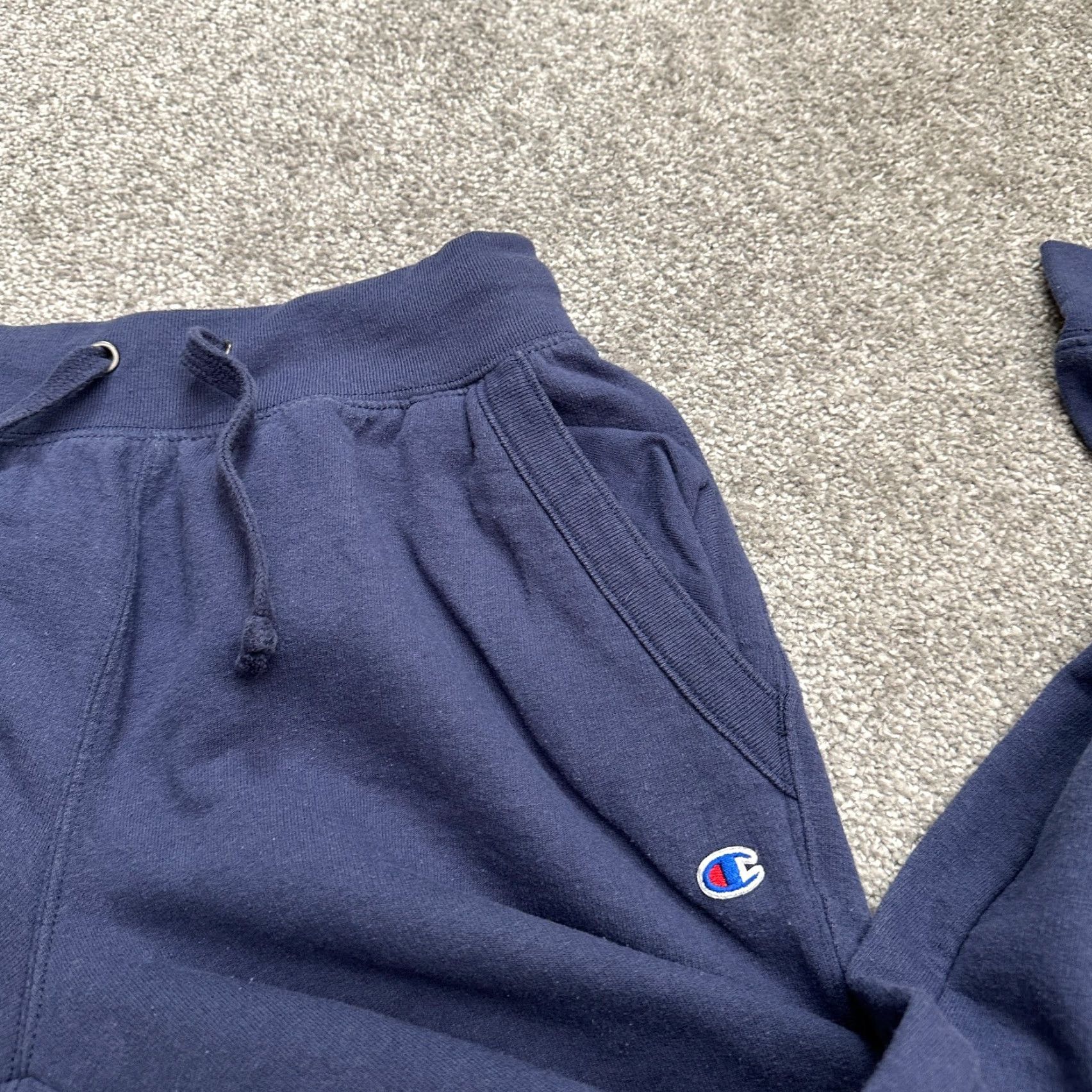 Champion Champion Sweatpants Mens Small Blue Drawstring Fleece Casual Activewear 26x30 Men Redefine? Size US 29 - 4 Thumbnail