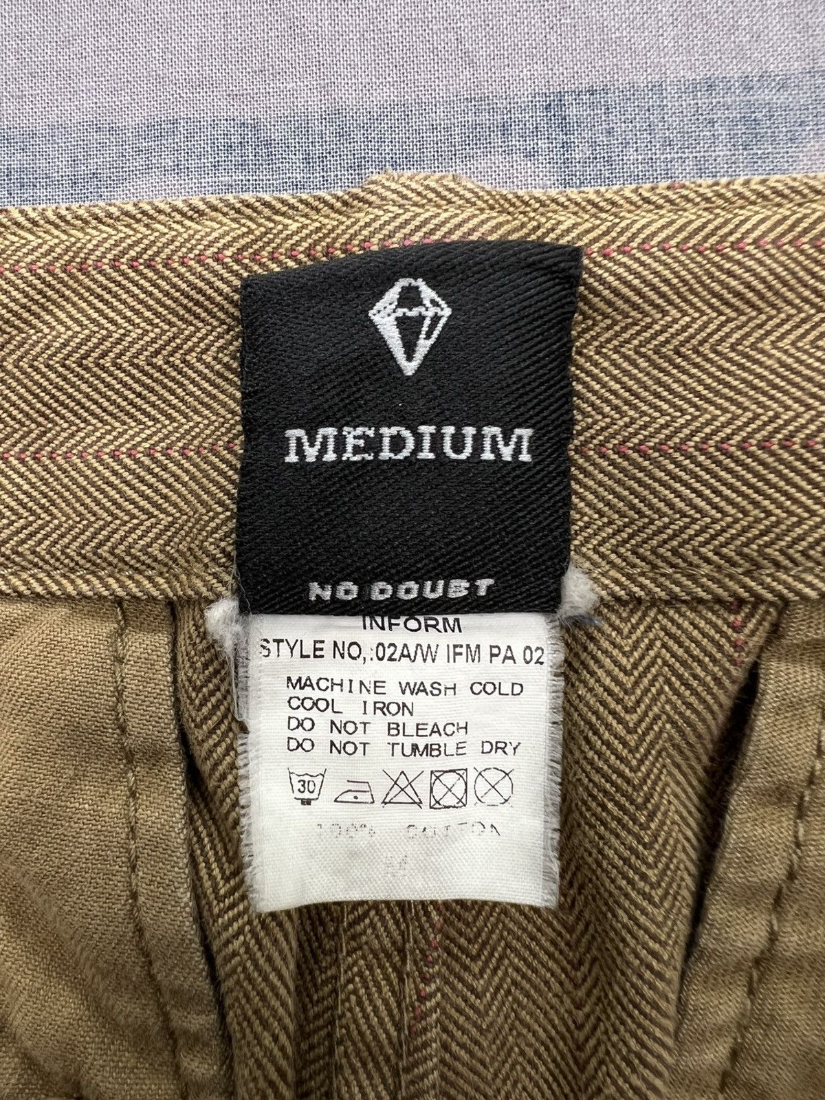 Japanese Brand Inform 02A/W Herringbone Twill Stripes Pant Size US 31 - 11 Thumbnail