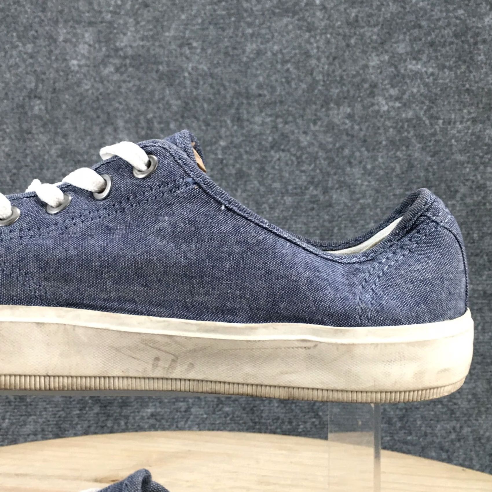 H&M H&M Shoes Womens 42 Casual Comfort Low Top Sneakers Blue Denim Lace Up Flats Shoes Width M, Breathable, Comfortable, Casual Walking Size L / US 10 / IT 46 - 5 Thumbnail