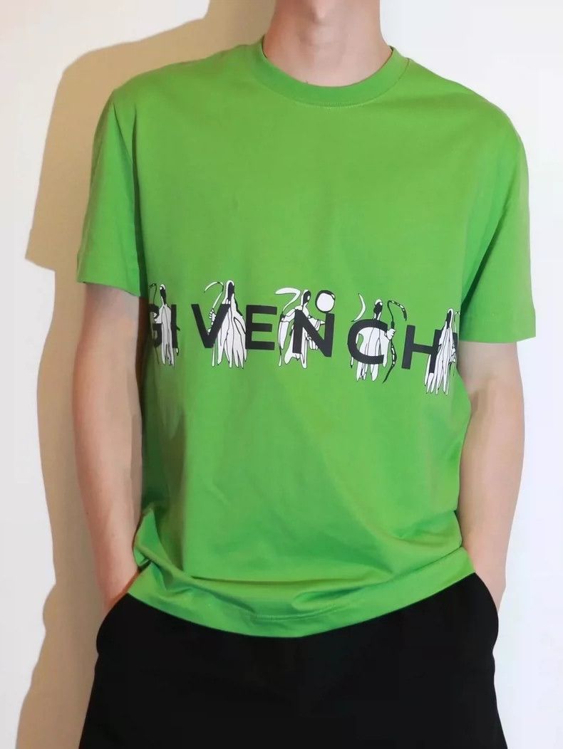 Givenchy Givenchy Collaboration Josh Smith Green Fertility God Short Size US XXL / EU 58 / 5 - 7 Thumbnail