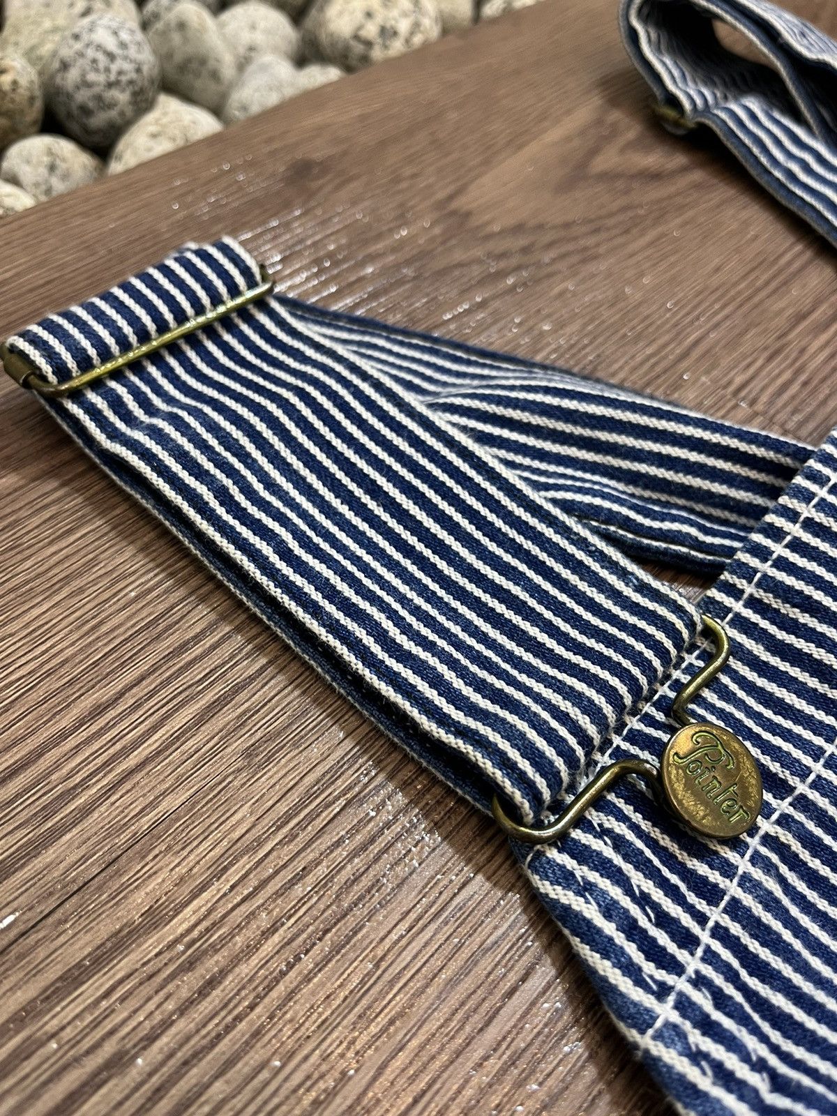 Pointer × Vintage Pointer Vintage Hickory Stripe Carpenter Overalls Size US 36 / EU 52 - 10 Thumbnail