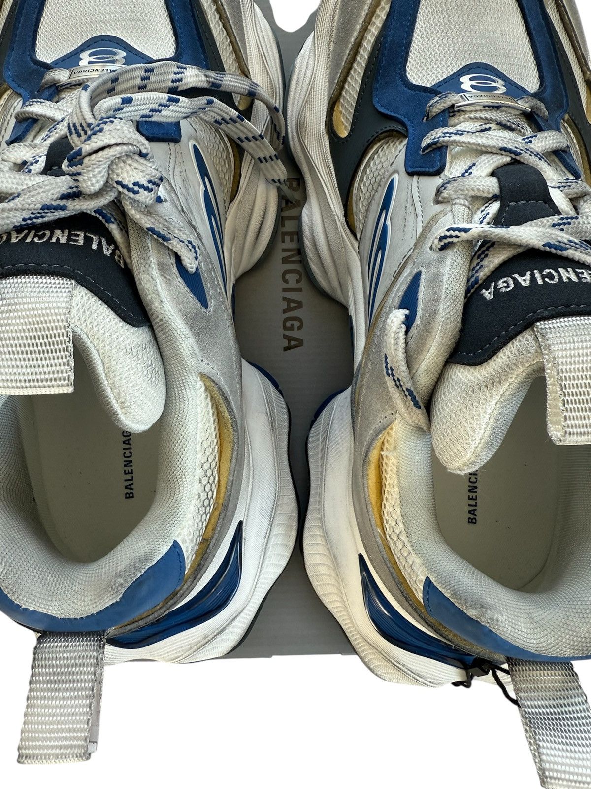 Balenciaga Balenciaga Cargo Blue / Grey Size US 13 / EU 46 - 11 Thumbnail