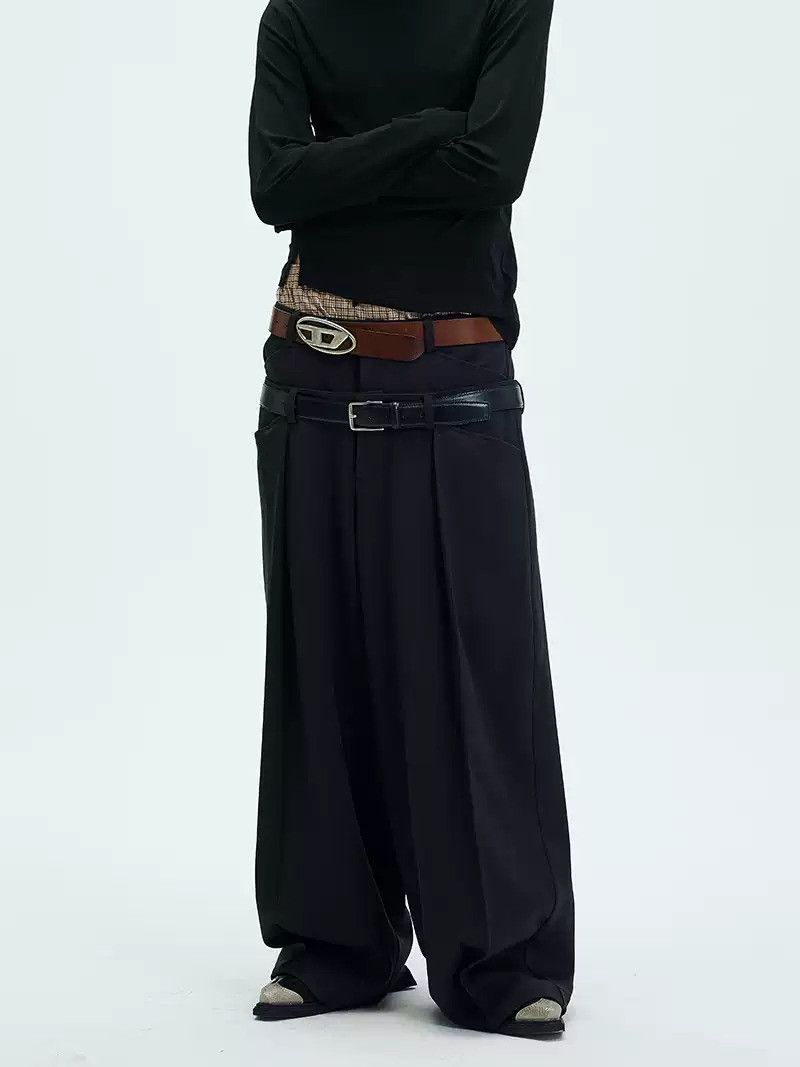 Japanese Brand Double Waistband Jeans Size US 32 / EU 48 - 1 Thumbnail