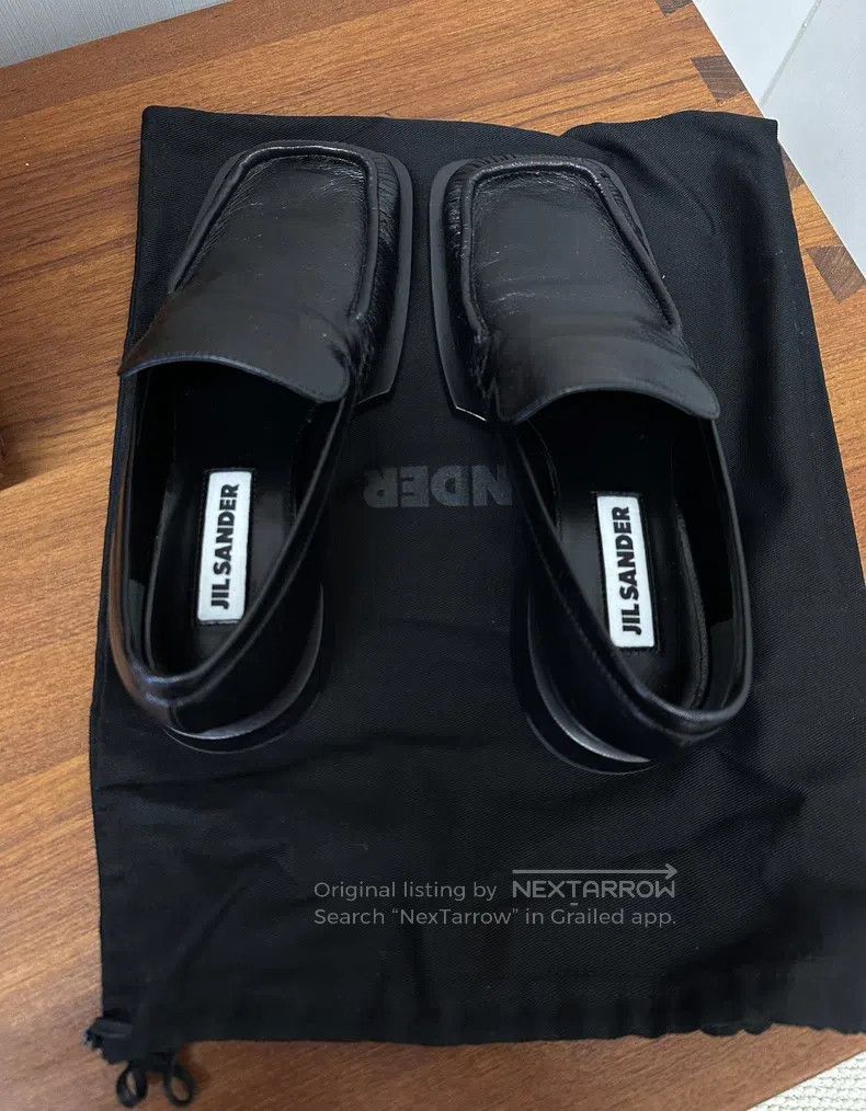 Jil Sander Jil Sander Classic Square Toe Shoes Size US 4.5 / IT 34.5 - 3 Thumbnail