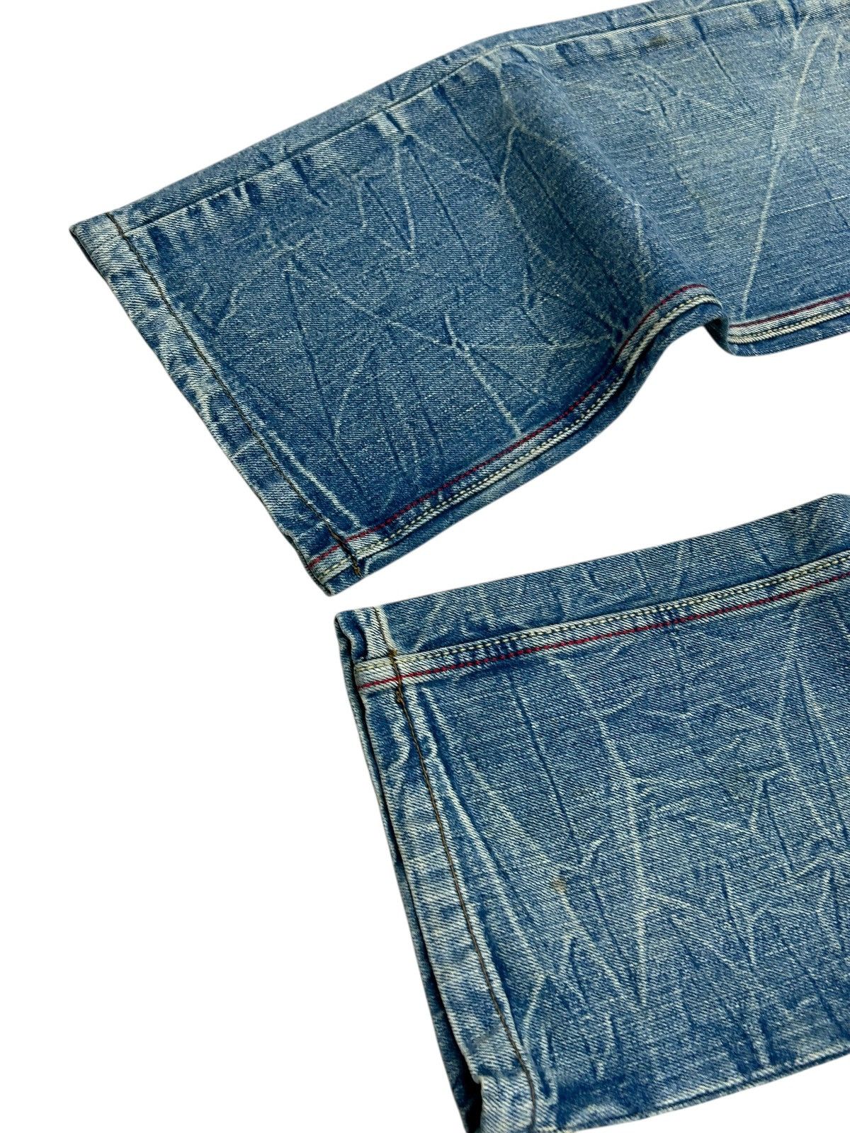 Japanese Brand Jack Serika Japan Denim Light Wash Mud Clawn Distressed Size US 31 - 6 Thumbnail