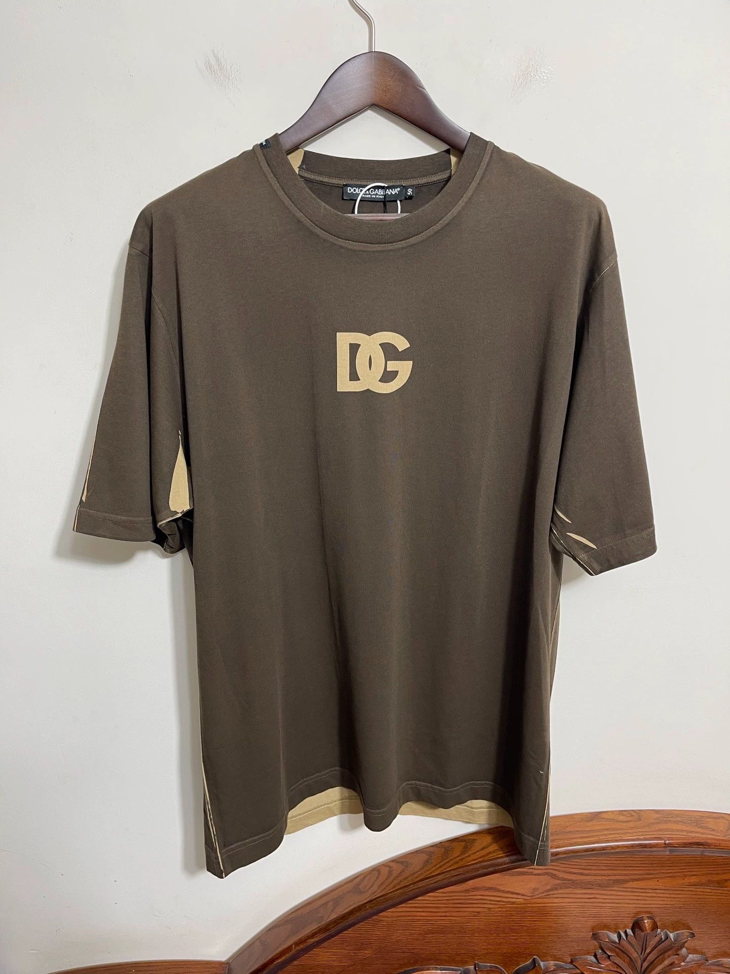 Dolce & Gabbana Dolce & Gabbana Oversize Cotton Short Sleeve T-Shirt Size US S / EU 44-46 / 1 - 1 Thumbnail