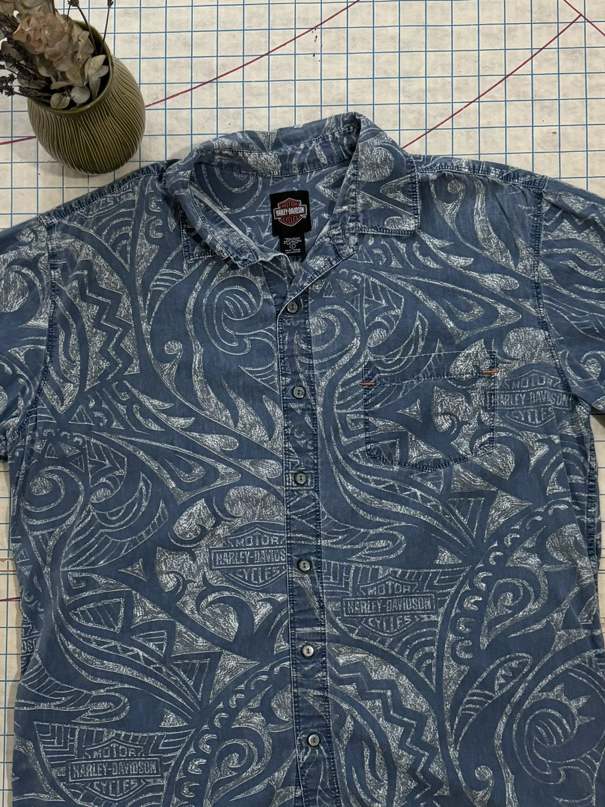 Harley Davidson Harley Davidson Hawaii Short Sleeve Button Up Shirt Large Size US L / EU 52-54 / 3 - 3 Thumbnail
