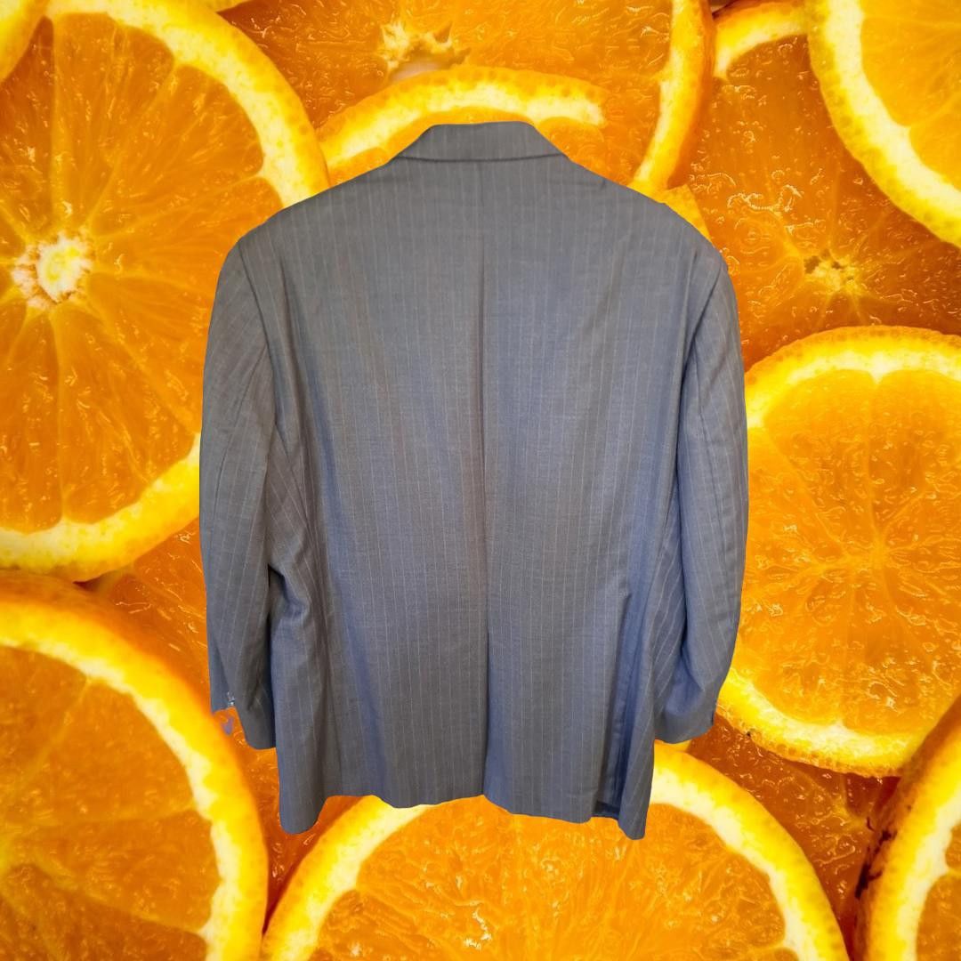Lauren Ralph Lauren Lauren Ralph Lauren Gray Pinstripe Blazer Size 46L Size 46R - 8 Thumbnail