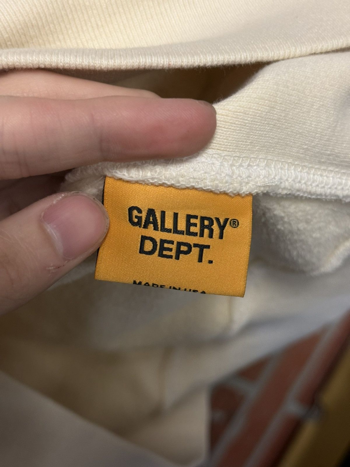 Gallery Dept. Gallery DEPT Cream Hoodie Size Small Few Marks Size US S / EU 44-46 / 1 - 19 Thumbnail