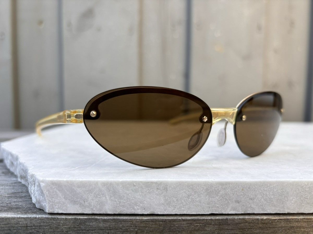 Prada Vintage Prada Sunglasses SPR 10B Rimless Sport S/S 2000s Size ONE SIZE - 18 Thumbnail