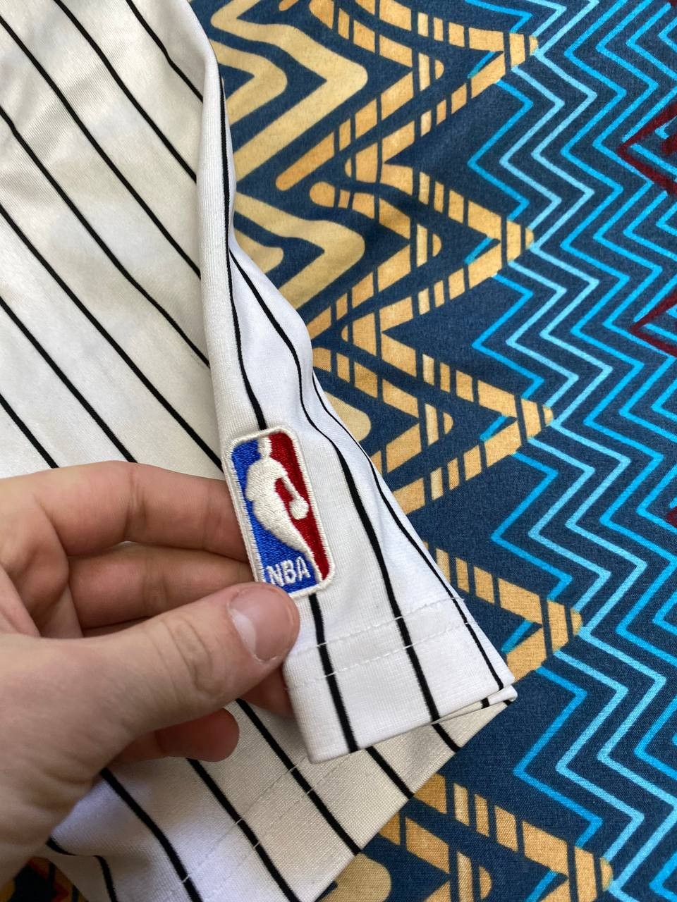 Vintage Vintage shirt striped Basketball Collection Chicago big logo Size US M / EU 48-50 / 2 - 13 Thumbnail