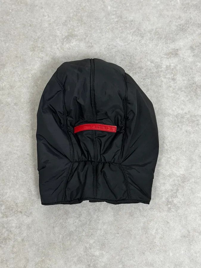 Prada AW1999 Prada Linea Rossa Black Nylon Puffer Hood Size ONE SIZE - 5 Thumbnail