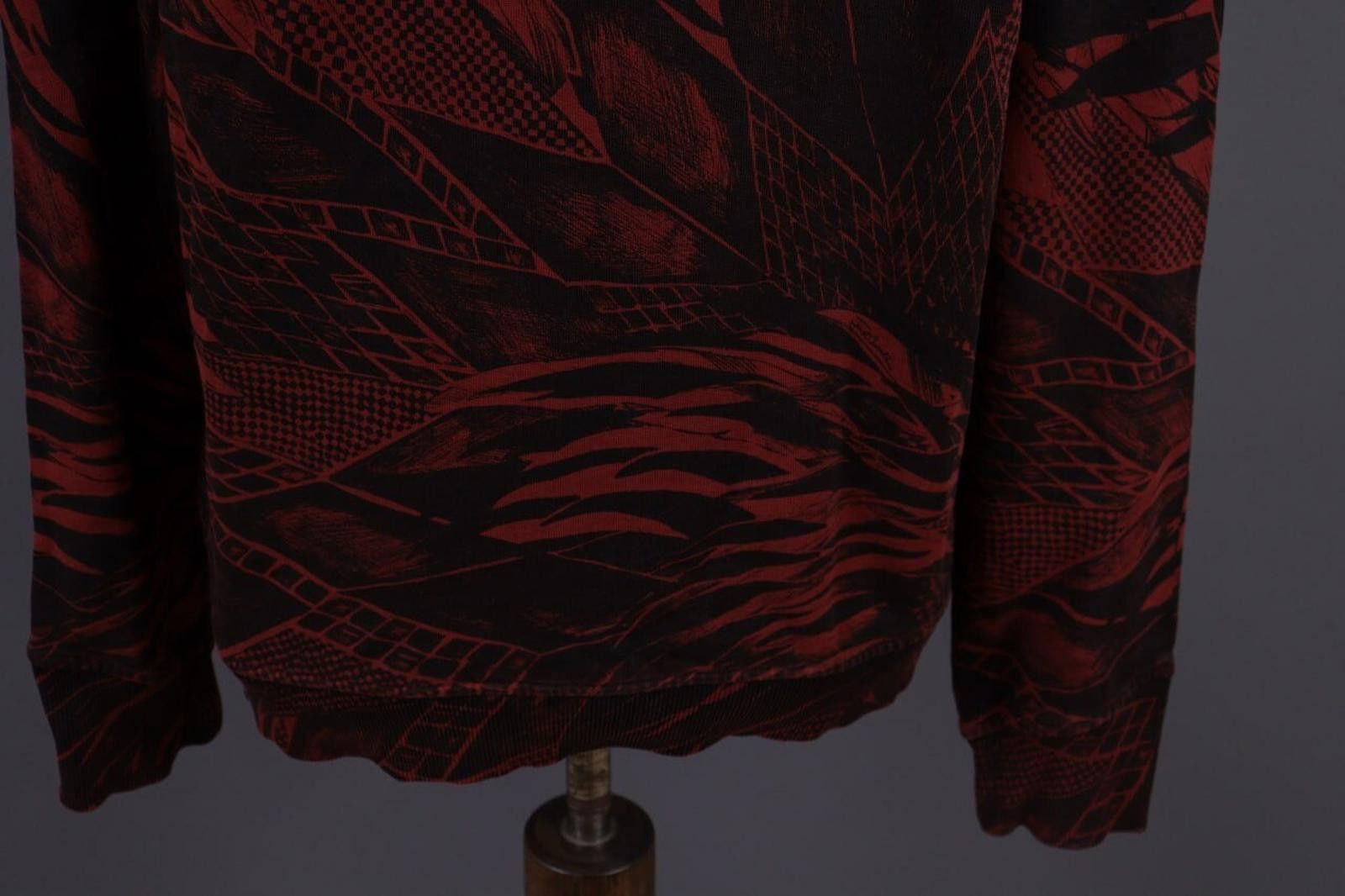 Just Cavalli Just Cavalli Red Floral Sweatshirt Jumper Sweater Size L Size L / US 10 / IT 46 - 11 Thumbnail