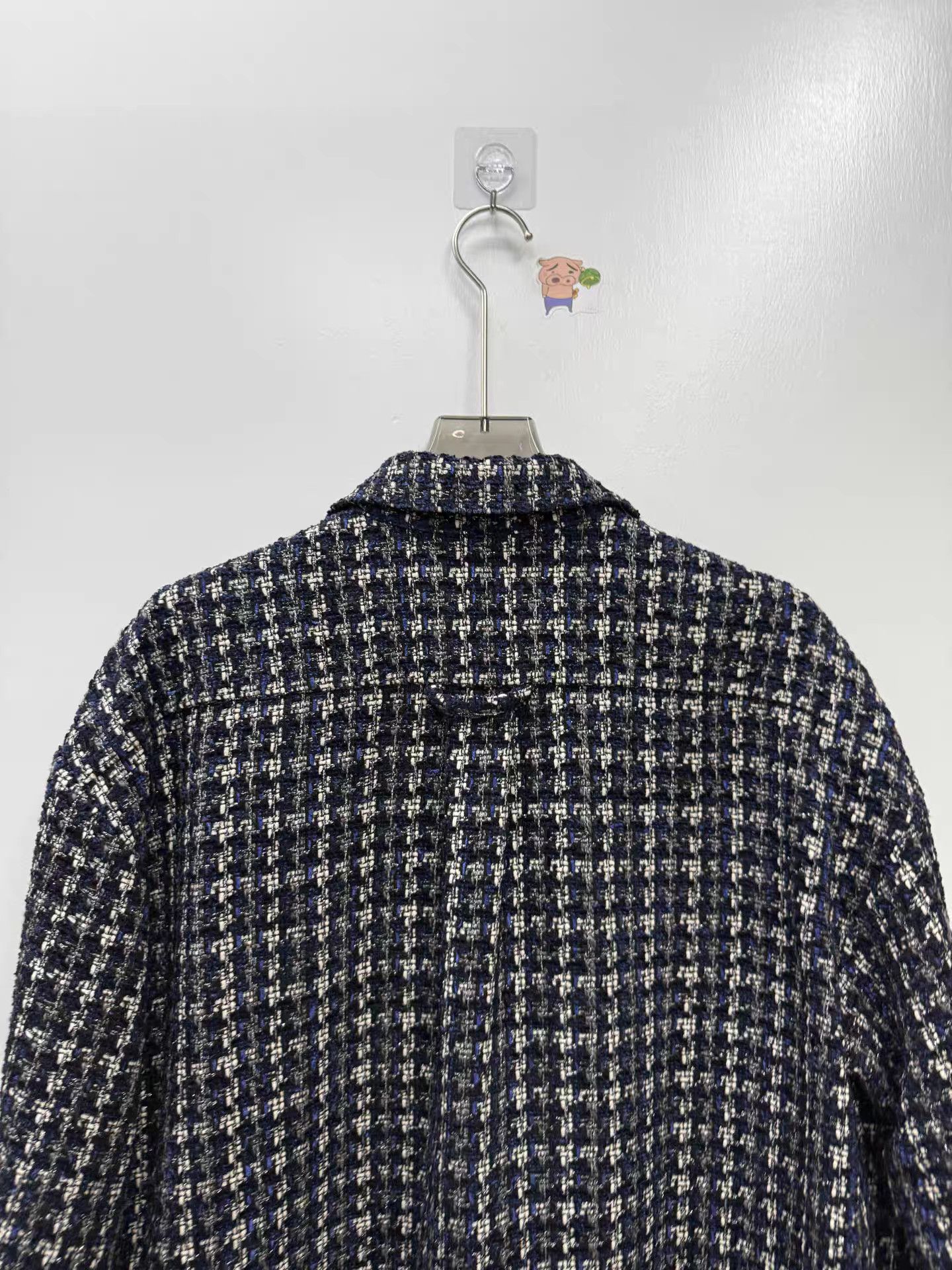 Lanvin Lanvin Blue & White Tweed Jacket K15 Size US M / EU 48-50 / 2 - 5 Thumbnail