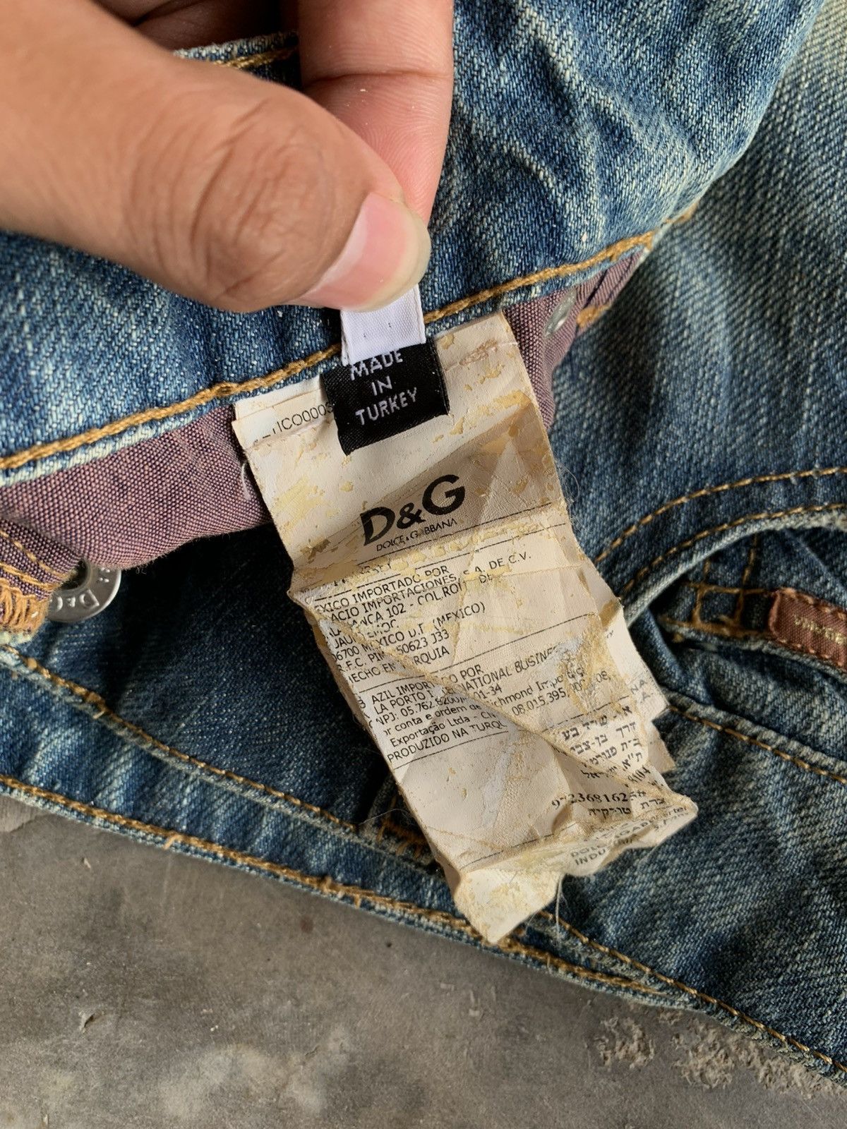 Dolce & Gabbana Dolce & Gabbana Denim Vintage Skirt Size 24" / US 00 / IT 34 - 11 Thumbnail