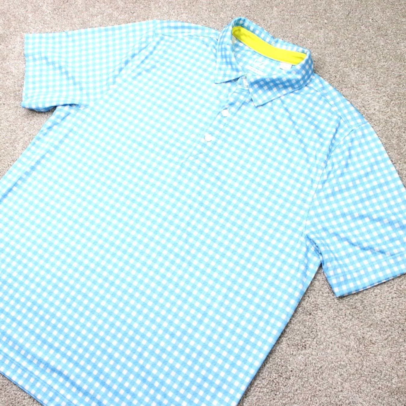 Cutter & Buck Cutter & Buck Polo Shirt Mens Large Blue CB DryTec Golf Short Sleeve Pullover Size US L / EU 52-54 / 3 - 3 Thumbnail