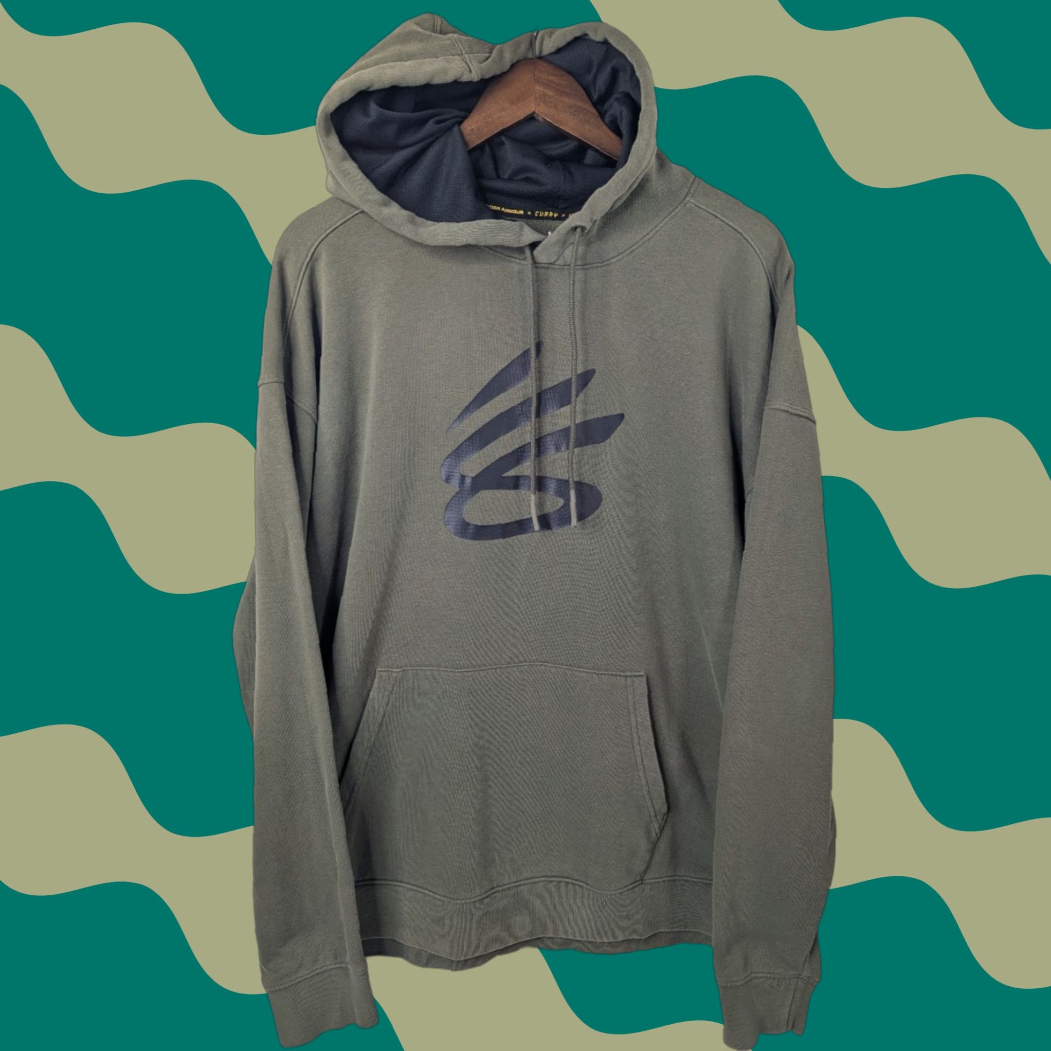 Under Armour Under Armour Mens Green Hoodie Drawstring Pockets Big Splash Clearance? (Note: Must be from original words only and no additions) Size US L / EU 52-54 / 3 - 1 Thumbnail