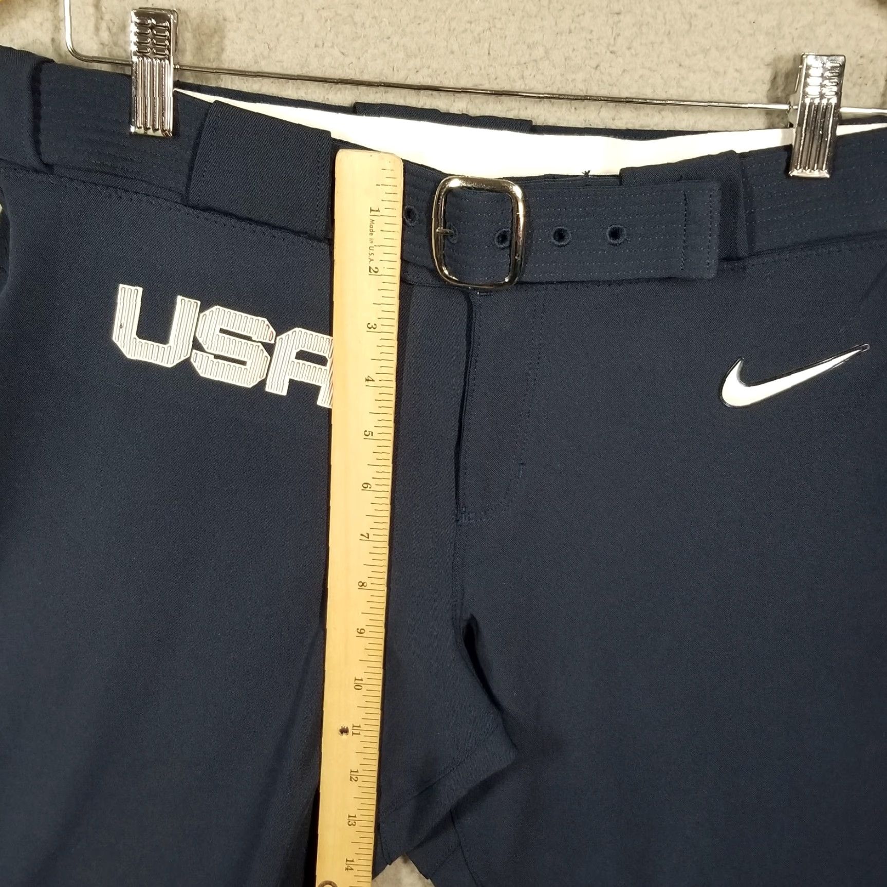 Nike VINTAGE Nike USA Olympics 2012 Baseball Pants Men Medium Blue Activewear Sports Size US 31 - 4 Thumbnail