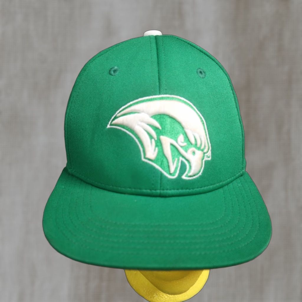 Logo 7 Ivory Hat Fitted Baseball Cap XS Green Unisex Adults Unknown Maroons Hawk Falcon Logo Size ONE SIZE - 1 Thumbnail