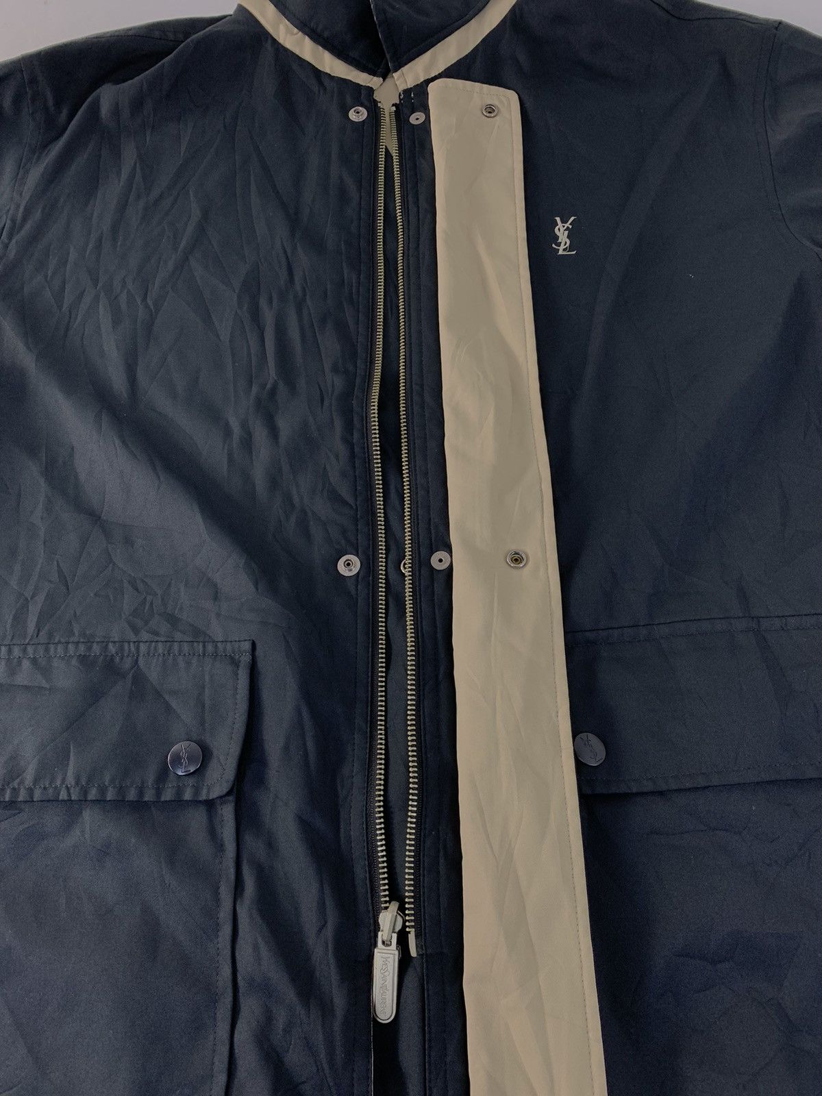 Vintage 90s Yves Saint Lauren Pour Homme Jacket Big Pocket Size US XL / EU 56 / 4 - 5 Thumbnail