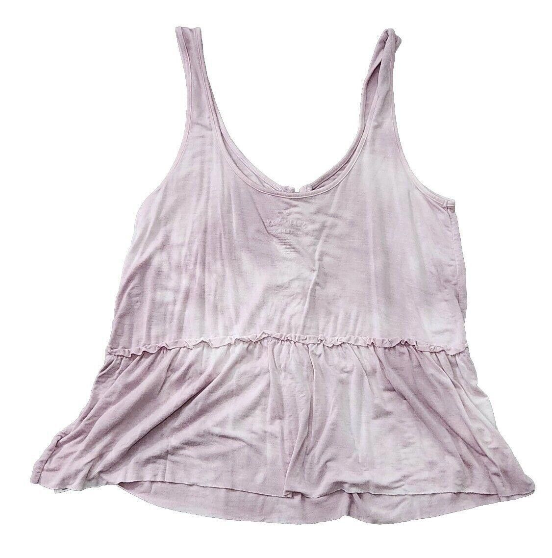 Designer American Eagle Soft And Sexy Tank Top Medium Pink Tie Dye Size M / US 6-8 / IT 42-44 - 2 Thumbnail