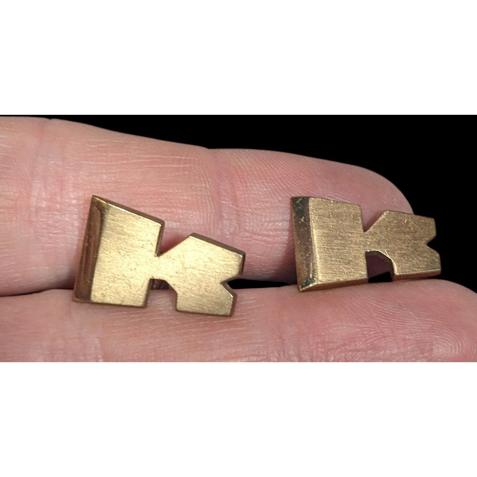 Other Vintage Swank Stylized K Shaped Gold Tone Cufflinks Size ONE SIZE - 2 Thumbnail