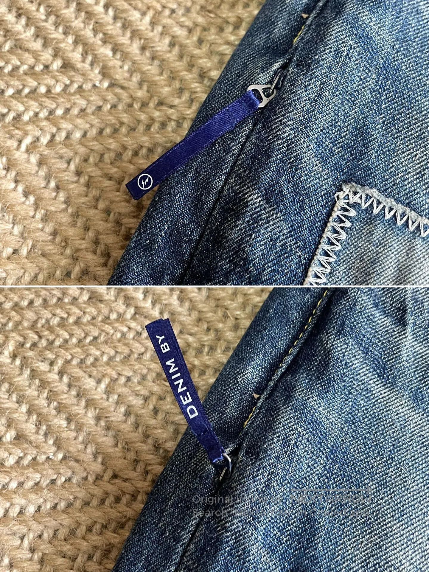 Vanquish denim by vanquish fragment distressed denim pants. Size US 28 / EU 44 - 6 Thumbnail