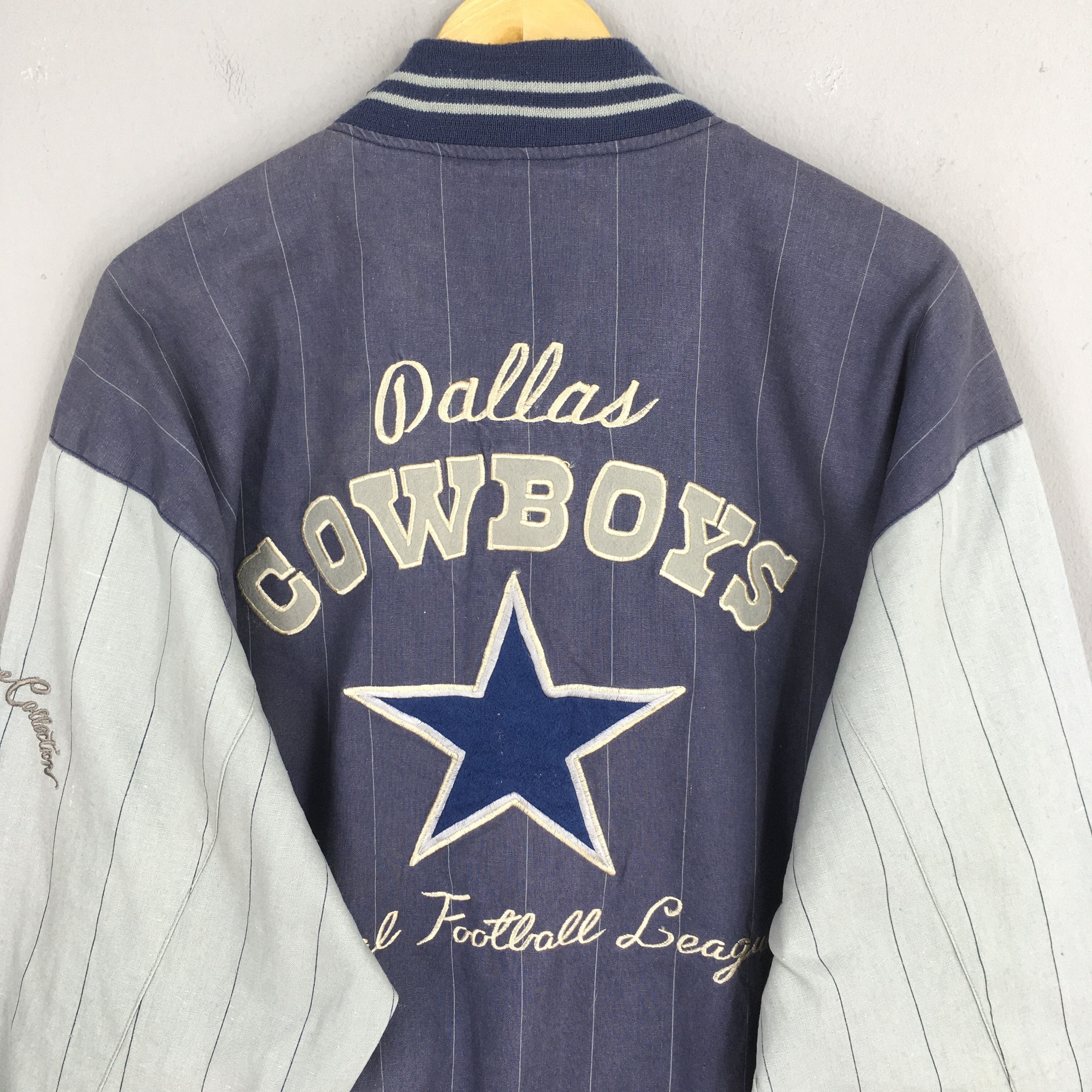 NFL Vintage 90s Dallas Cowboys NFL Varsity Jacket Medium Size US M / EU 48-50 / 2 - 2 Thumbnail