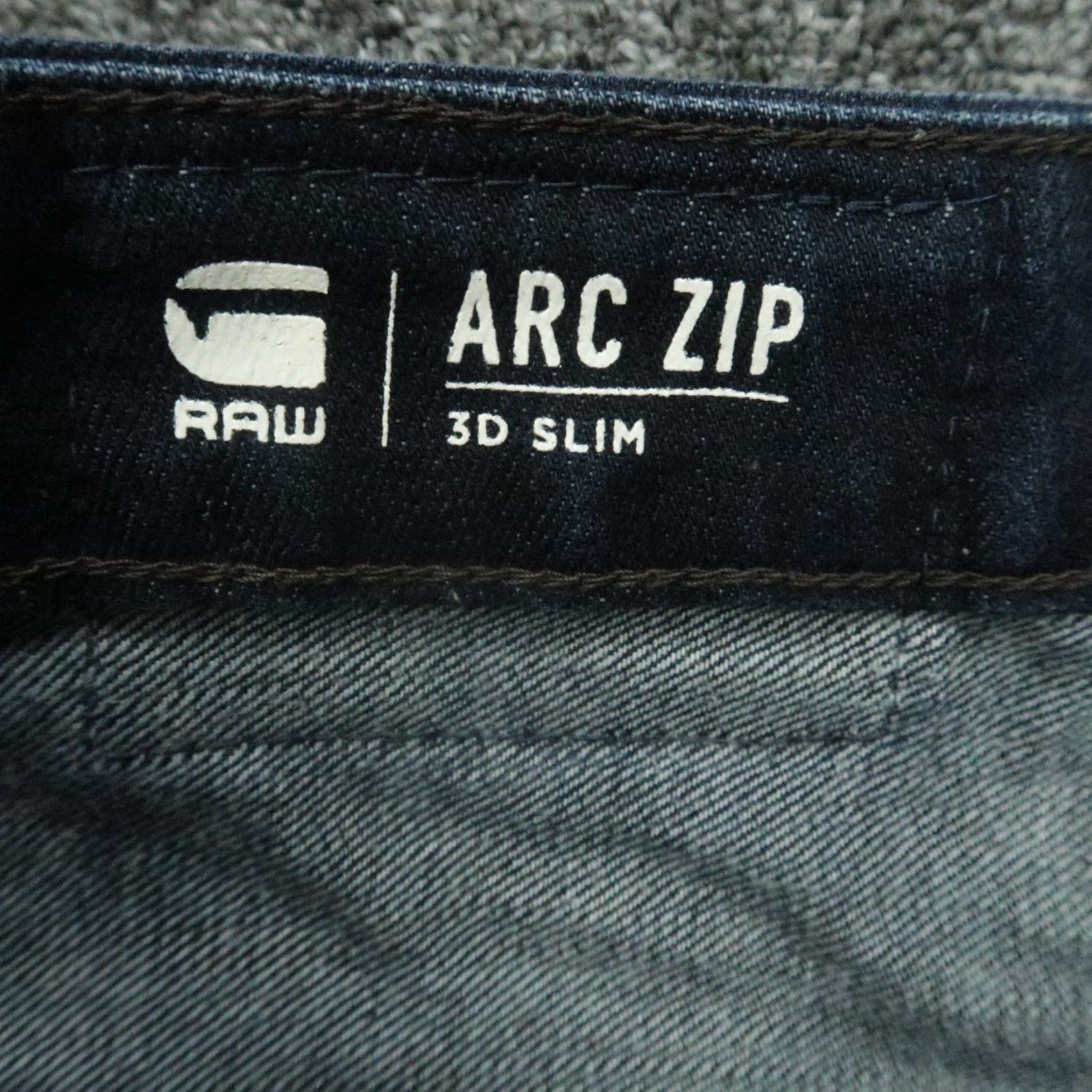 G-Star G Star Jeans Mens 36x32 Arc Slim 5-Pocket Denim Button Fly Blue - 3D Straight Fit, Regular, 36 Waist, 32 Inseam, Cotton, Vintage No, G-Star Arc Size US 36 / EU 52 - 4 Thumbnail