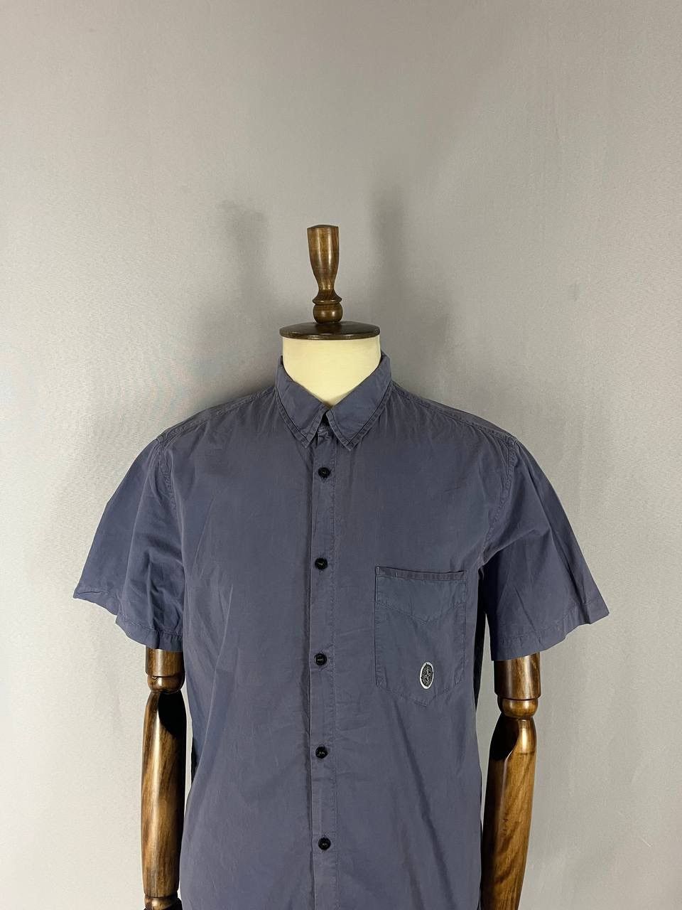 Stone Island Stone Island Shirt Navy Size US XXL / EU 58 / 5 - 2 Thumbnail