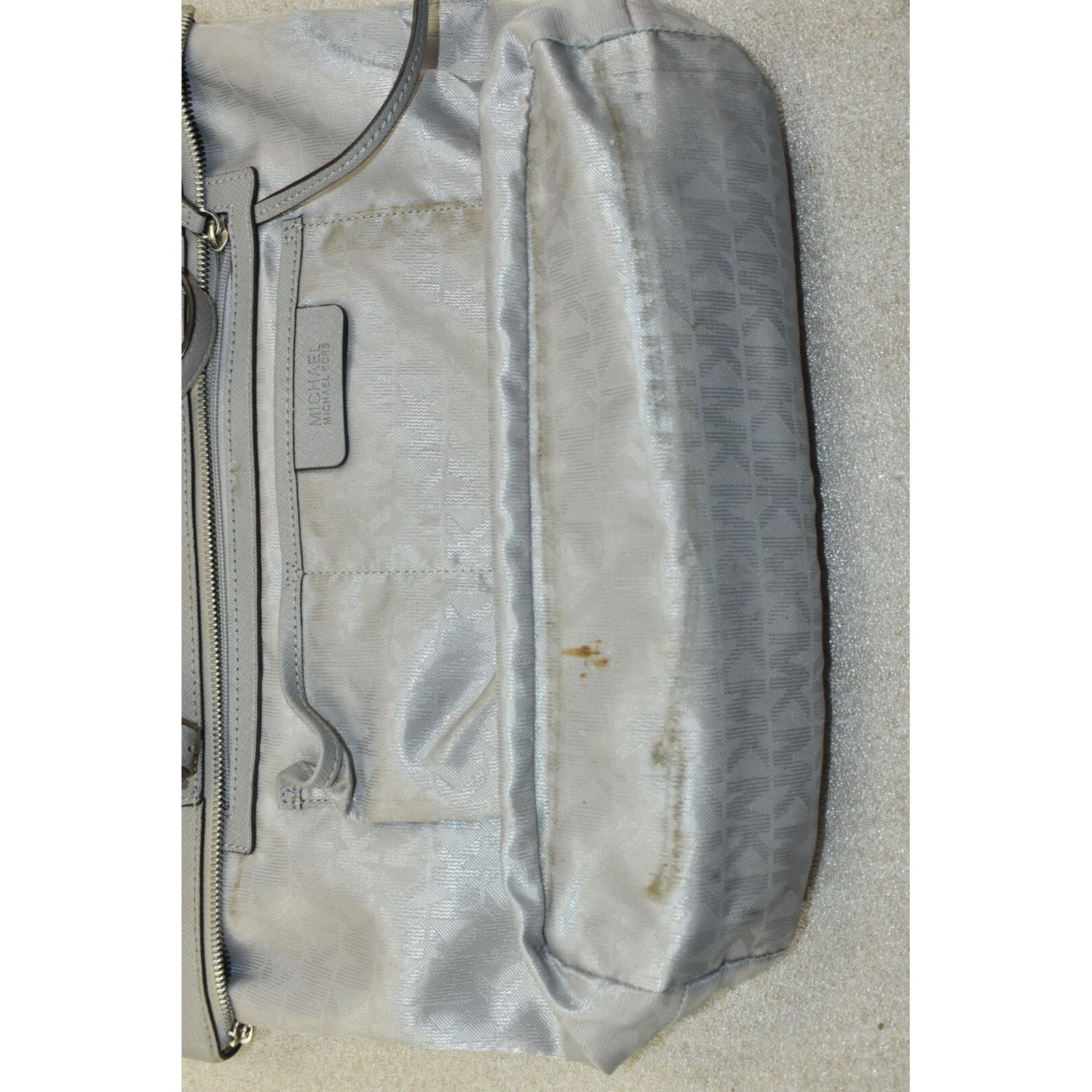 Michael Kors Michael Kors Jet Set Top Zip Tote Saffiano Leather Gray Shou Size ONE SIZE - 13 Thumbnail