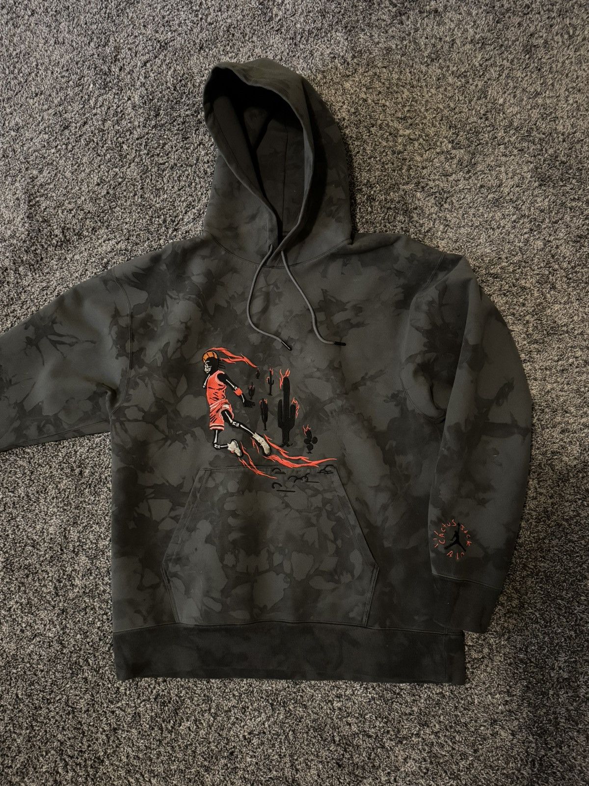 Travis Scott Jordan tie dye hoodie