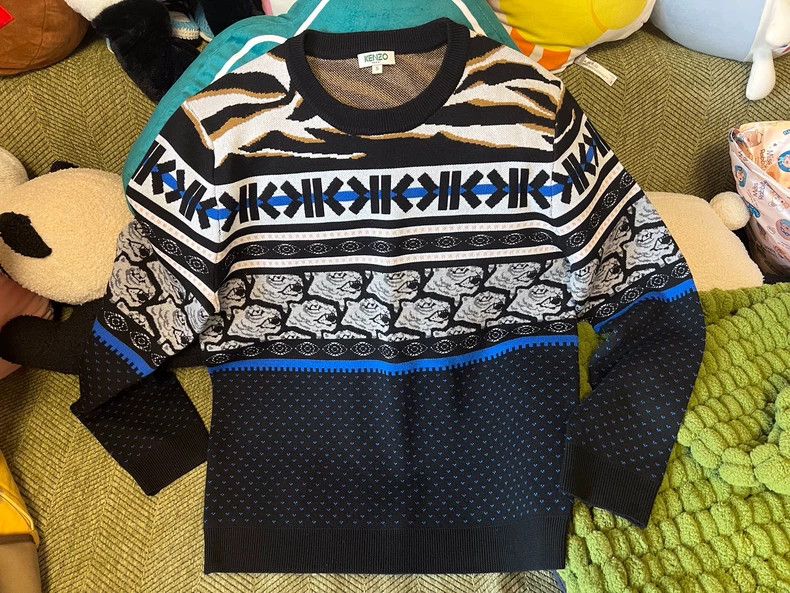 Kenzo KENZO Indian Wool Sweater S - dmc Size US S / EU 44-46 / 1 - 1 Thumbnail