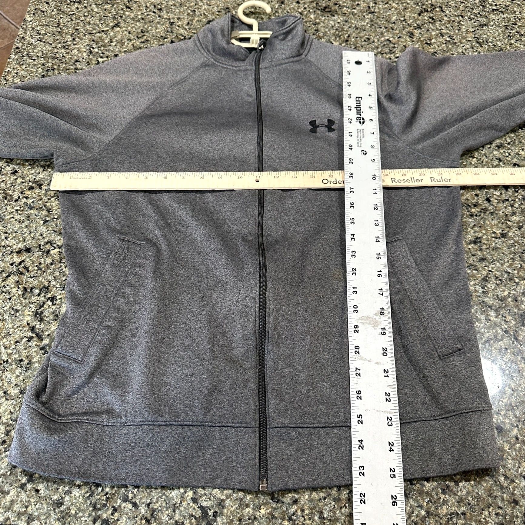 Under Armour Under Armour Jacket Mens L Gray Zip Full Lightweight Outdoors Athleisure Casual Activewear Modern Jacket Athletic Mens Size US L / EU 52-54 / 3 - 4 Thumbnail